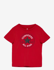Converse - CORE CHUCK PATCH TEE - marškinėliai trumpomis rankovėmis - enamel red - 0