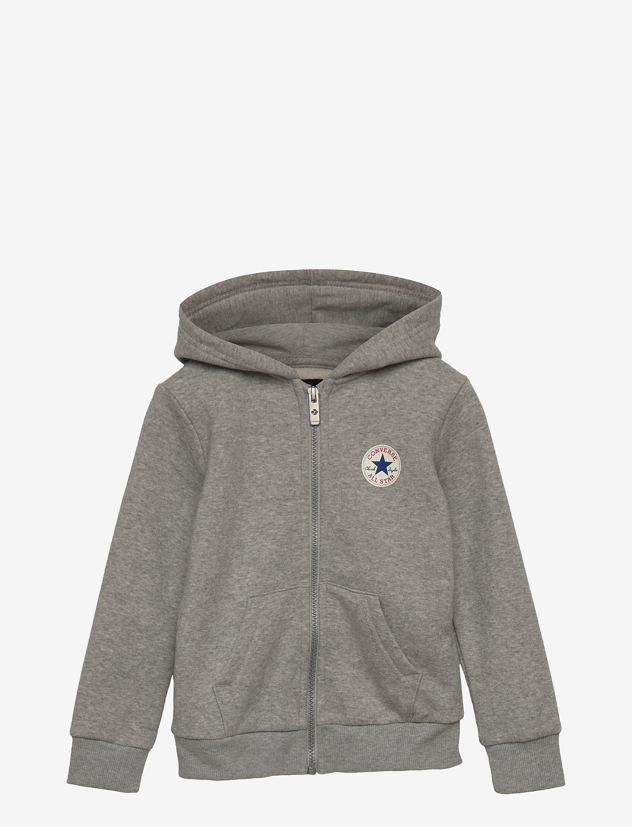 Converse - CNVB PRINT CHUCK PATCH HOODIE - dk grey heather - 0