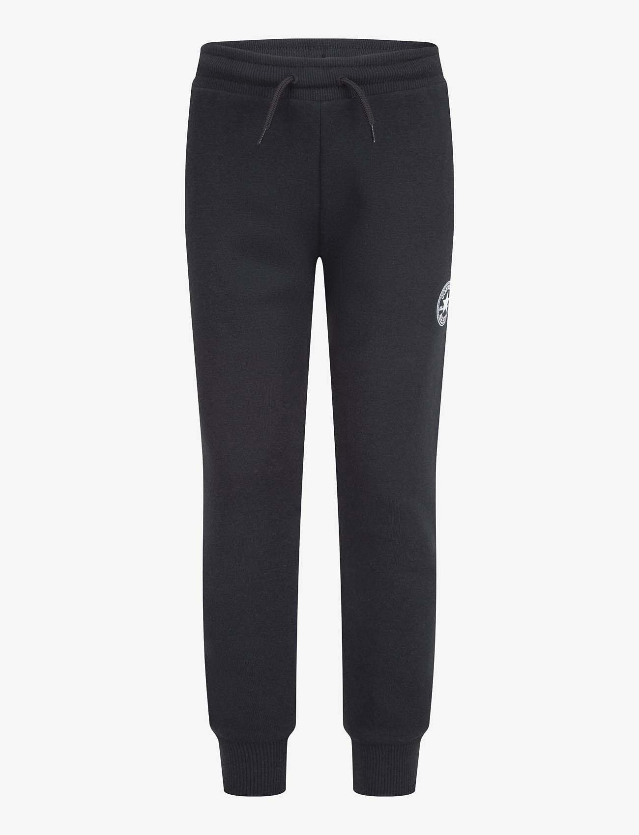 Converse - FP-FLEECE/TERRY PANT - sweatpants - black / white - 0