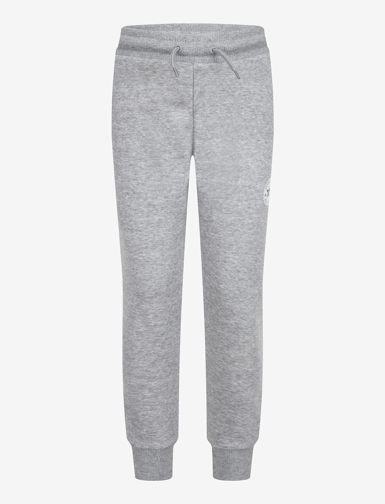Converse - FP-FLEECE/TERRY PANT - sweatpants - dk grey heather / black - 0