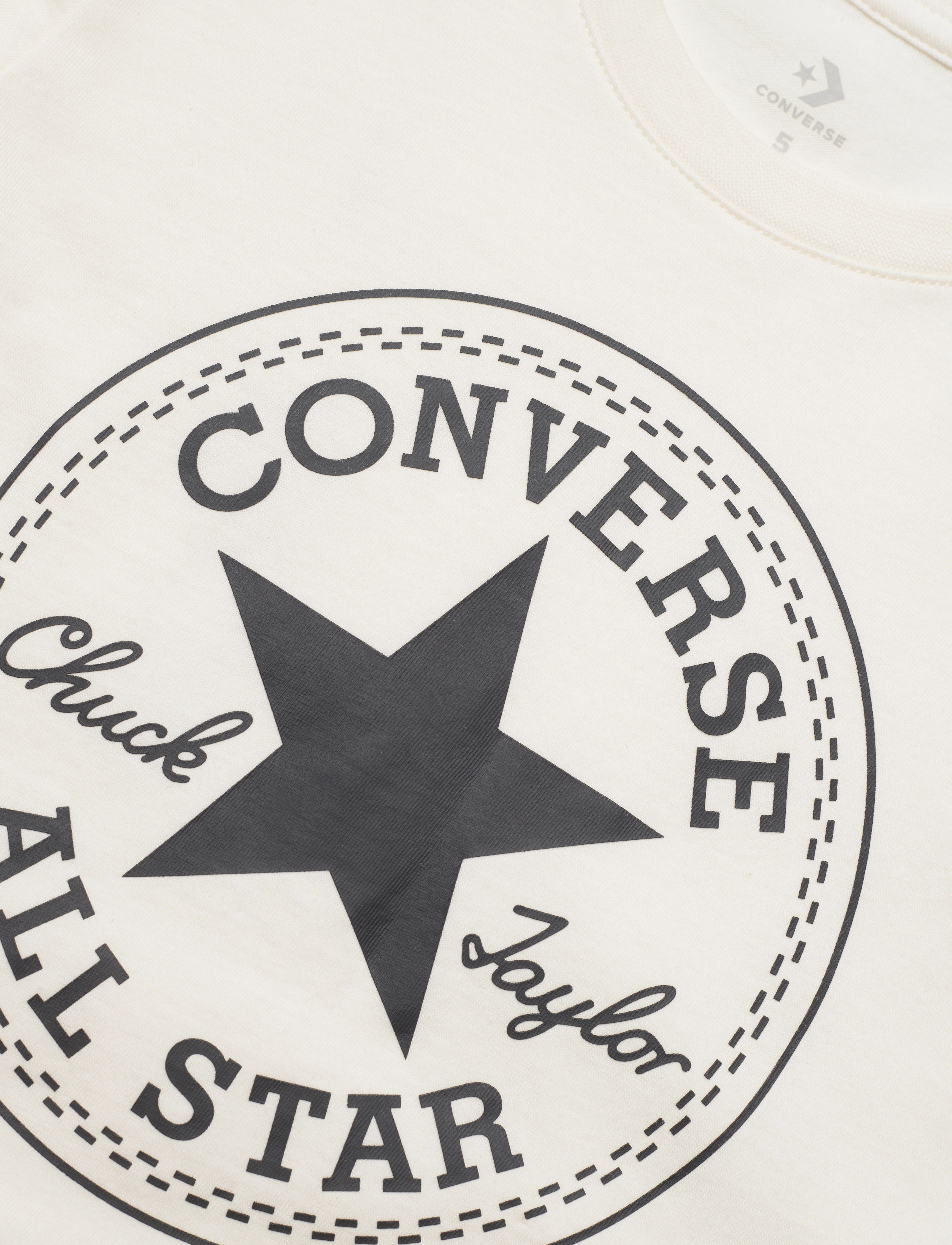 Converse - CORE CHUCK PATCH TEE - egret - 2