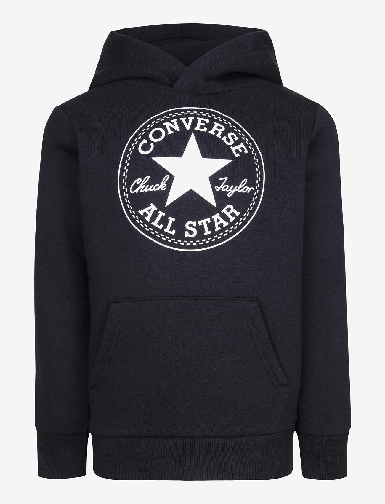 Converse - PO-PULL-OVER HOODY - kapuutsiga dressipluusid - black - 0
