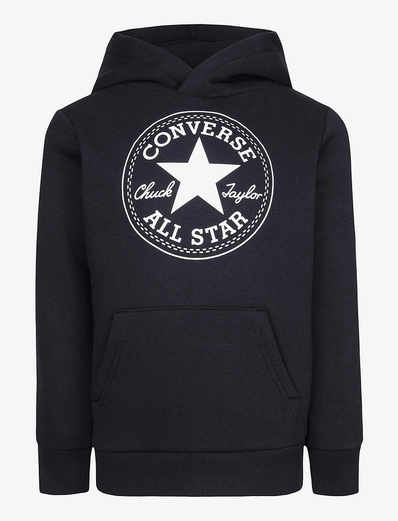 Converse - PO-PULL-OVER HOODY - kapuutsiga dressipluusid - black - 0