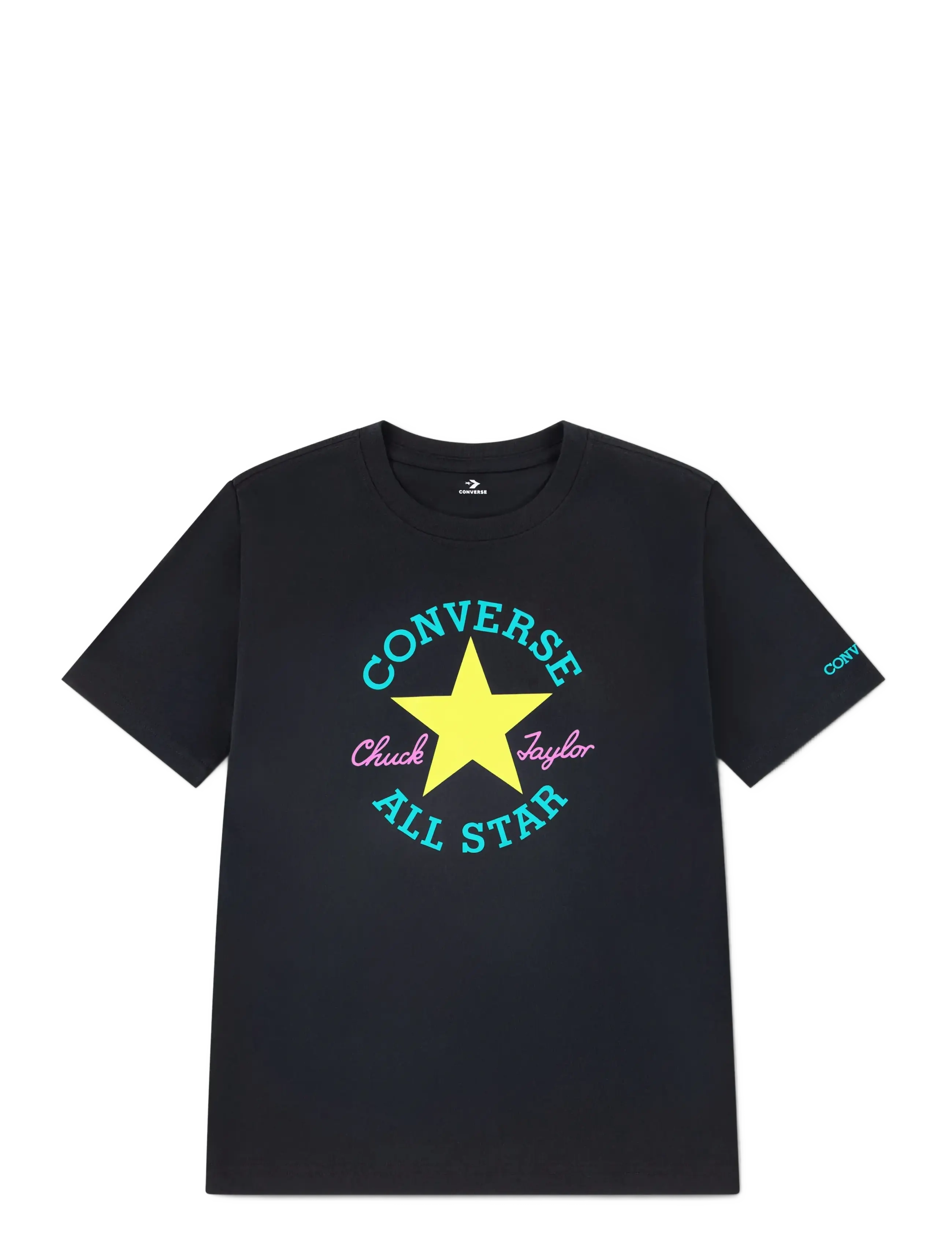 Converse S/S TEE - Neuheiten - BLACK/NEON MANTIS / black