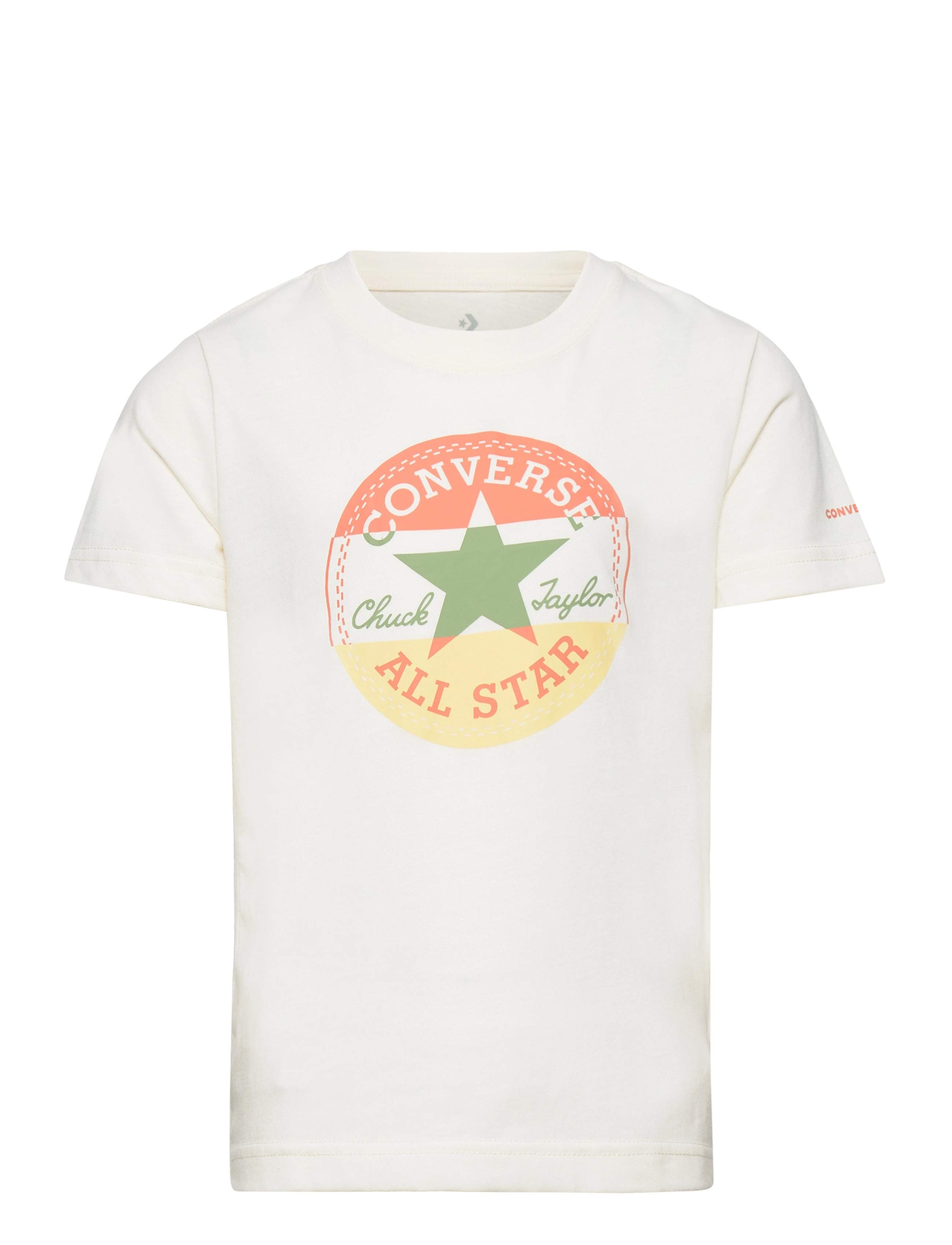 SPLIT CTP S/S TEE - EGRET