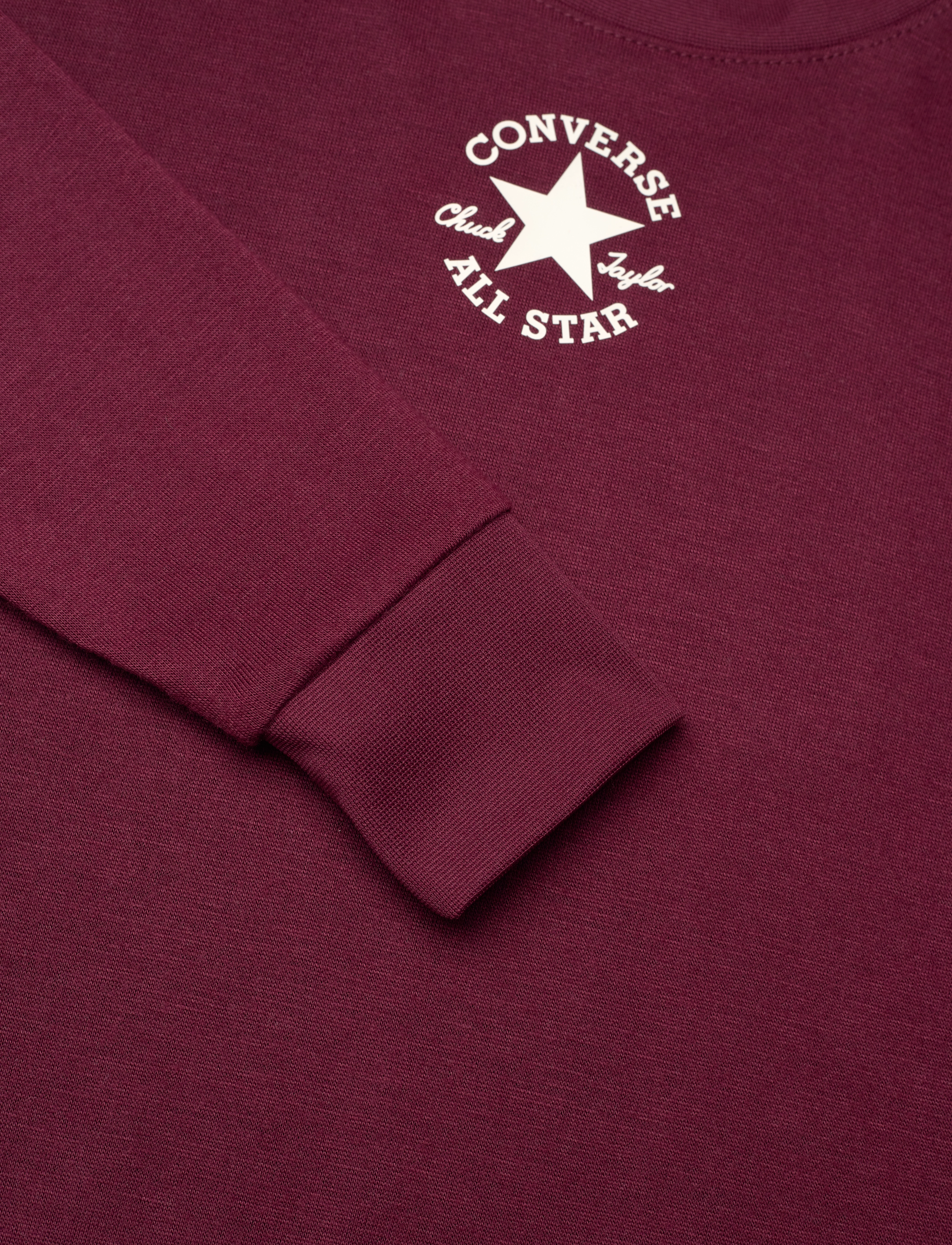 Converse - LK-L/S KNIT TOP - deep bordeaux - 2