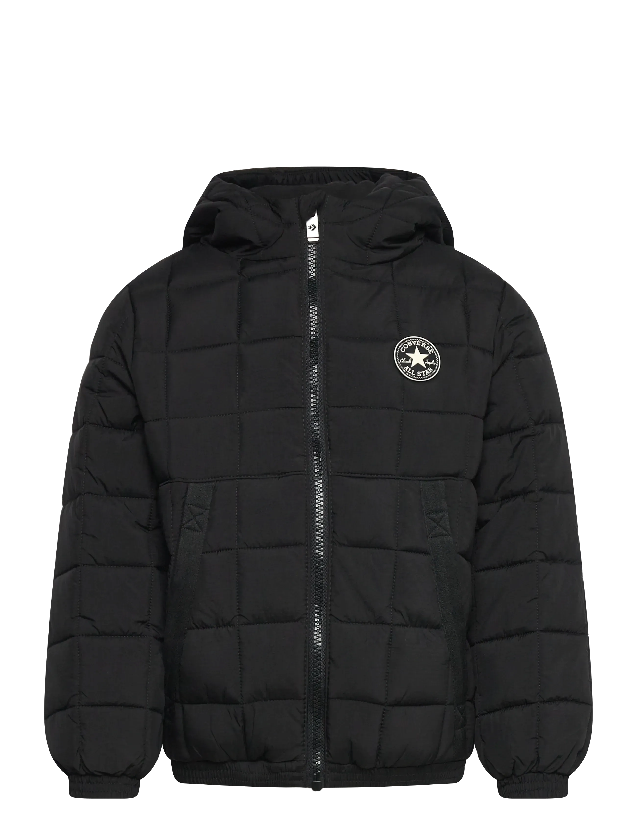 Converse Mw-Mid-Weight Oberbekleidung, 92 cm, Jackets & Coats, Schwarz - Puffer Padded, Kinder