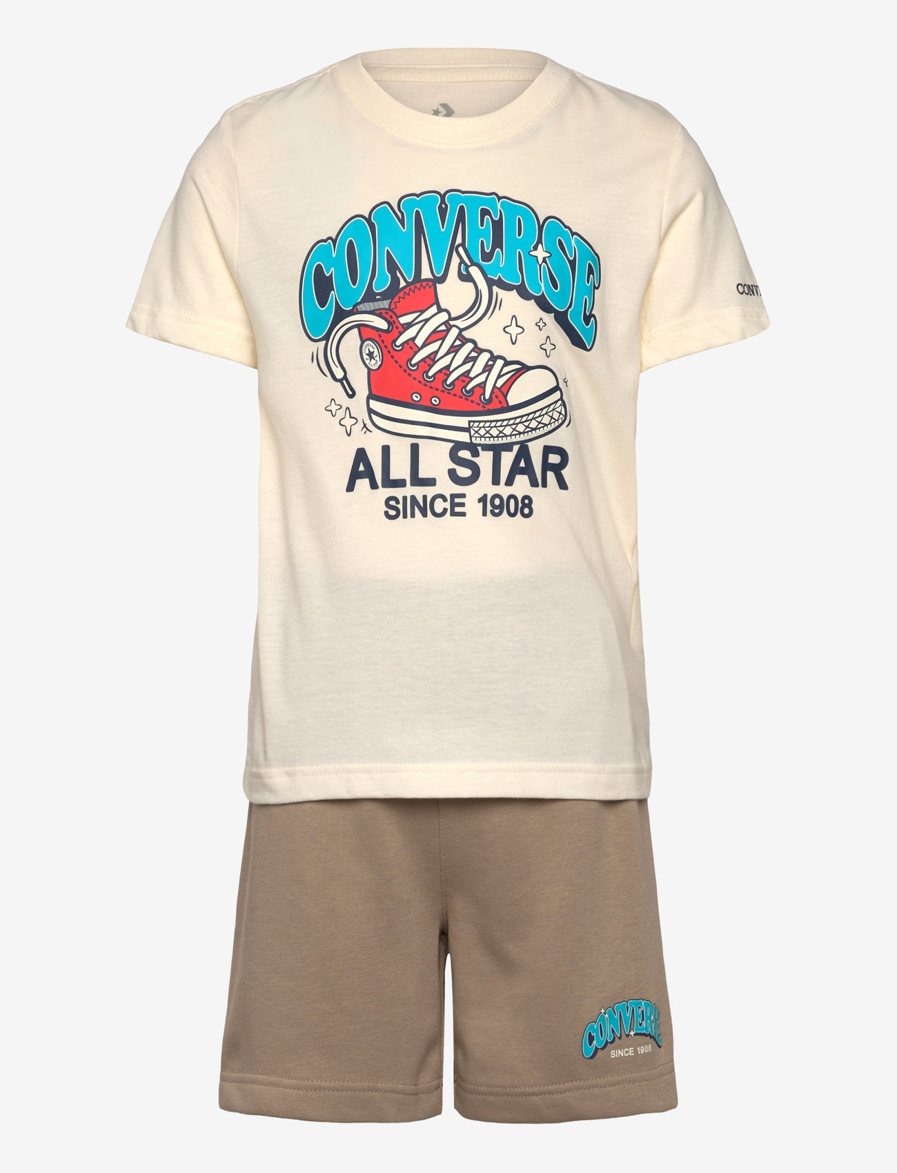 Converse - KS-KNIT SHORT SET - 2-osalised komplektid - vintage cargo - 0