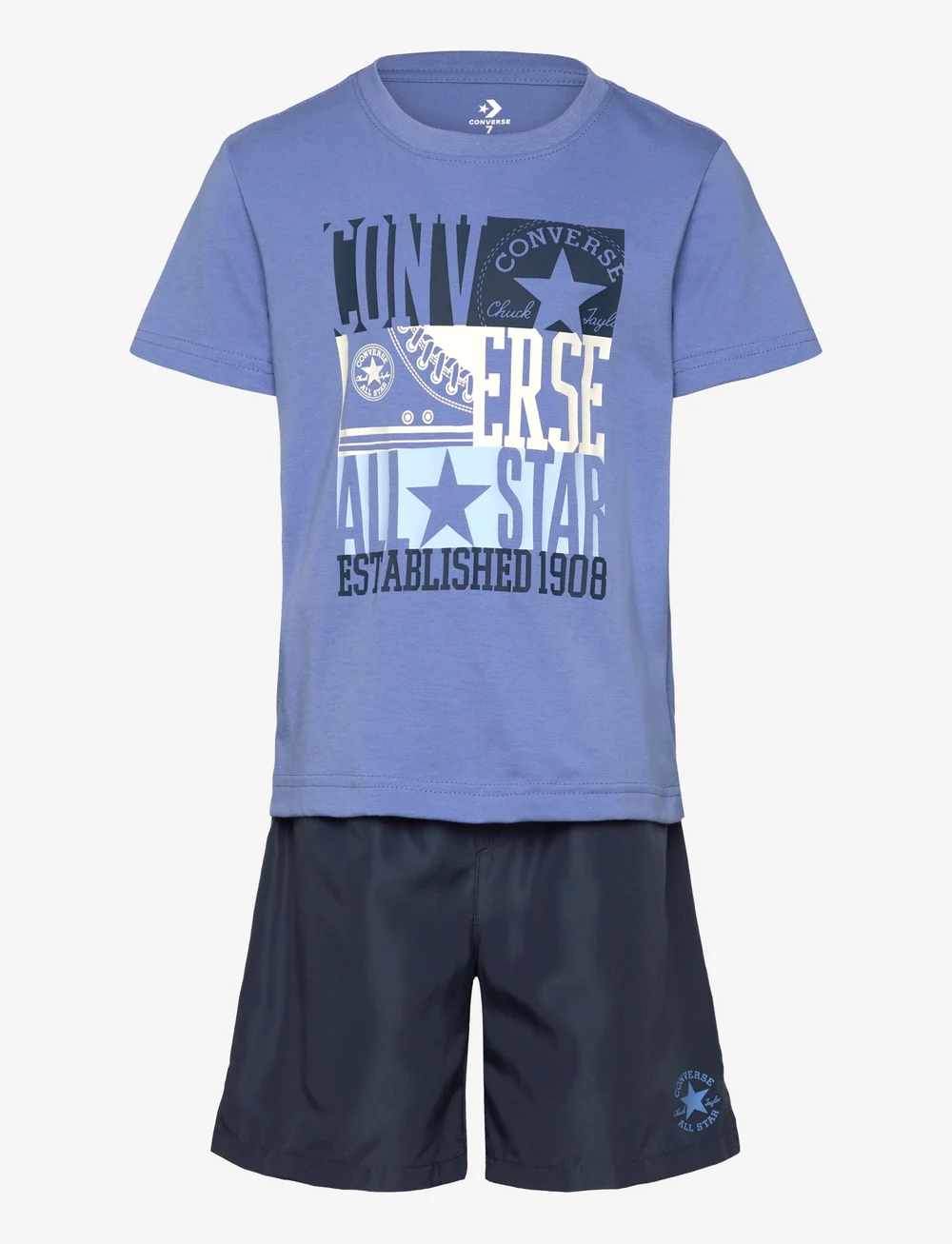 Converse - WS-WOVEN SHORT SET - 2-delat set - converse navy - 0