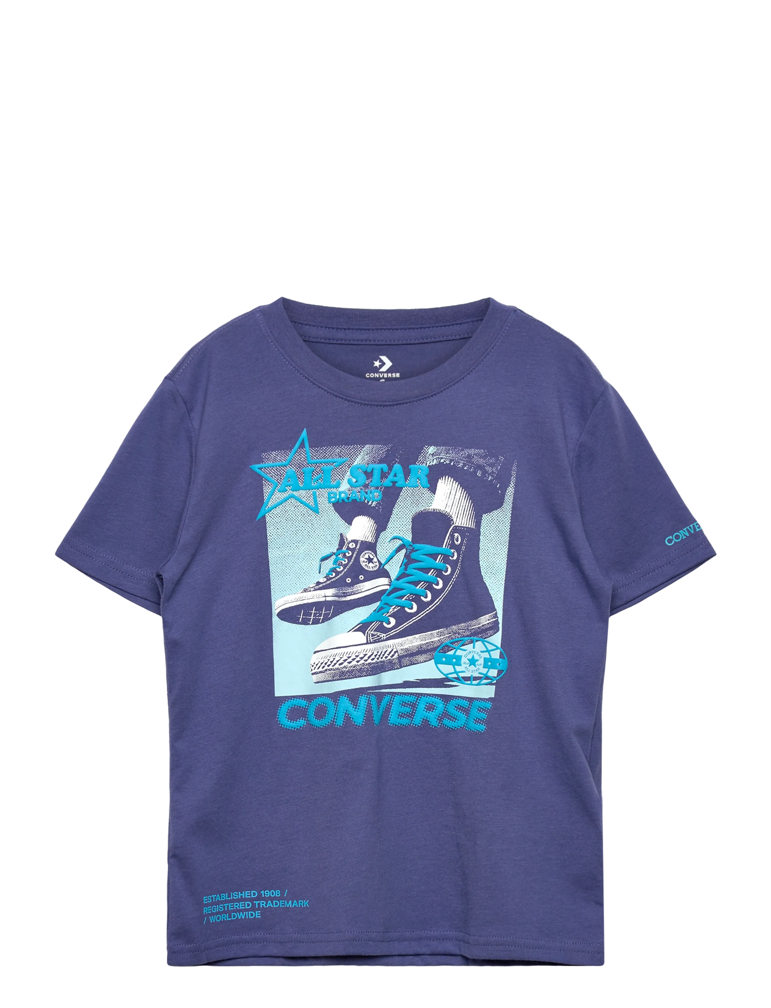 Converse CNVB PHOTO REAL CNV SNKR TEE - Topit ja T-paidat - BLUE / blue