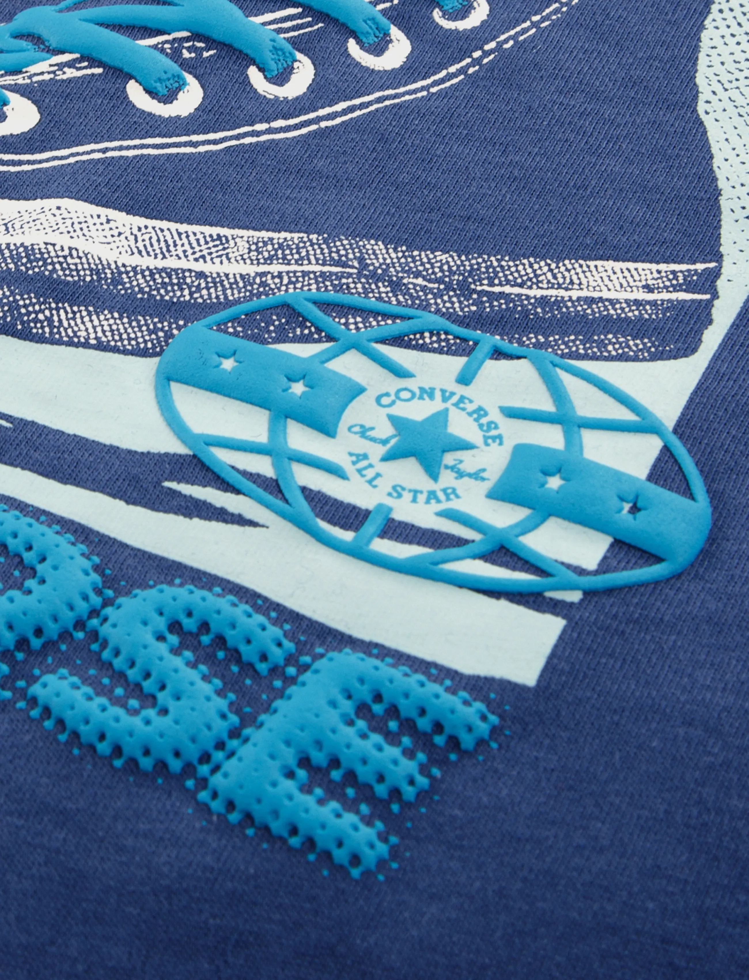 Converse - CNVB PHOTO REAL CNV SNKR TEE - sporditopid - blue - 2