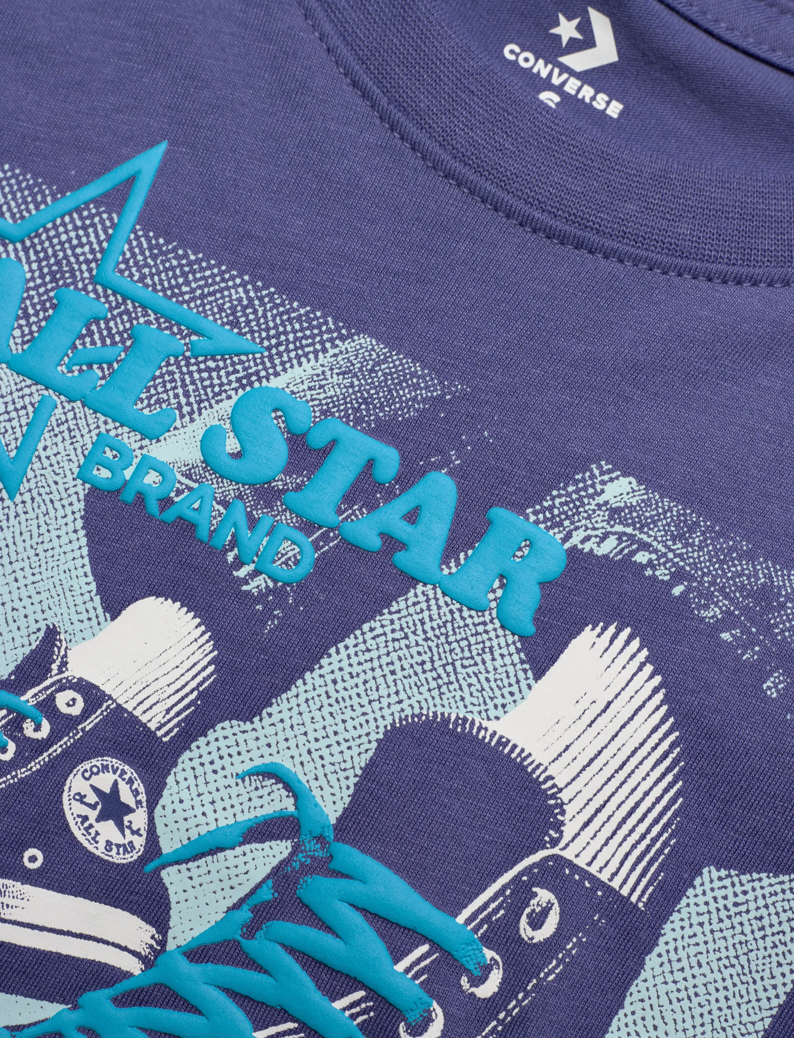 Converse - CNVB PHOTO REAL CNV SNKR TEE - sportstoppe - blue - 2