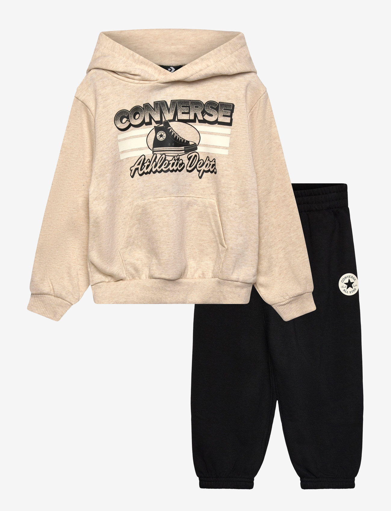 Converse - CNVB CHEST STRIPE W SNKR GFX P - trainingsanzug - black - 0