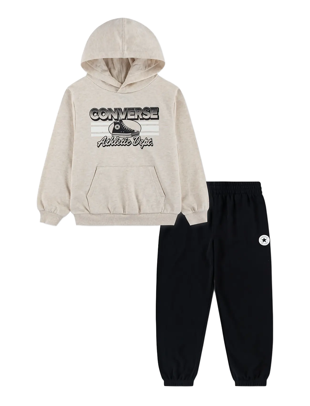 Converse CNVB CHEST STRIPE W SNKR GFX P - Dressikomplektid - BLACK / multi