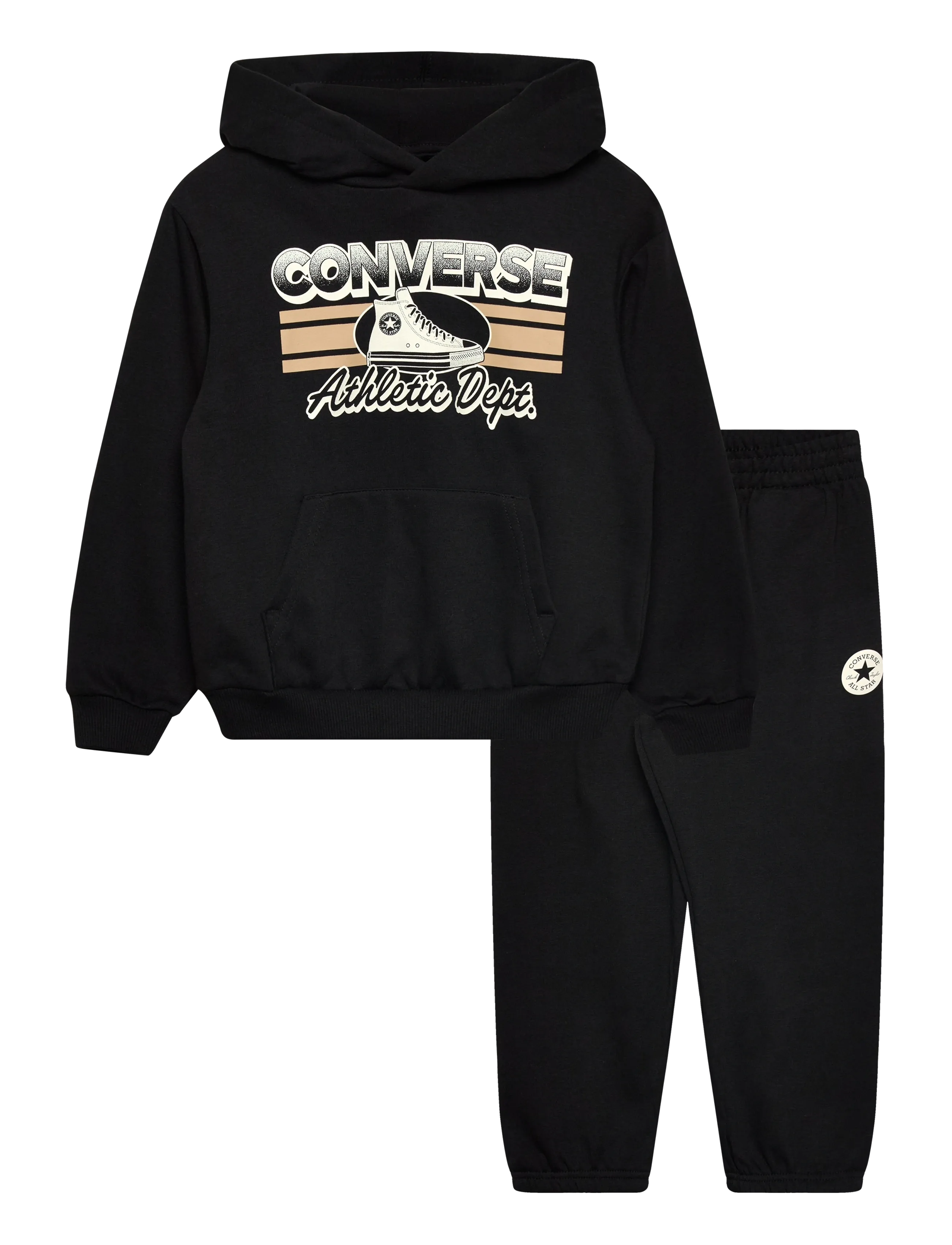 Converse CNVB CHEST STRIPE W SNKR GFX P - Joggingsæt - MULTI COLOURED / black