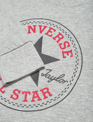 Converse - CNVB CHUCK PATCH LS TEE - long-sleeved t-shirts - dark grey heather - 2