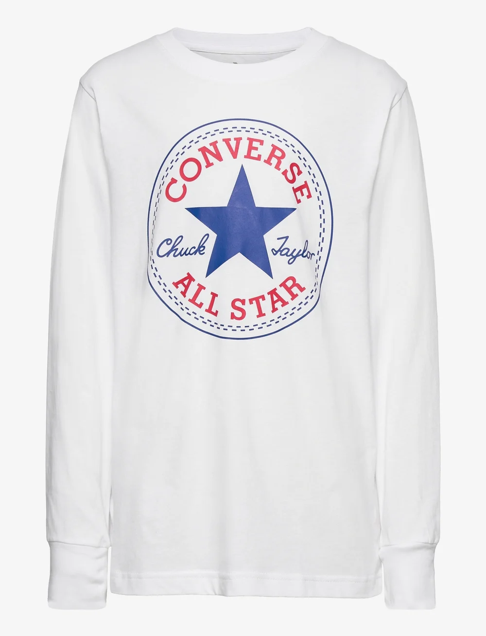 Converse - L/S TEE - långärmade t-shirts - white - 0