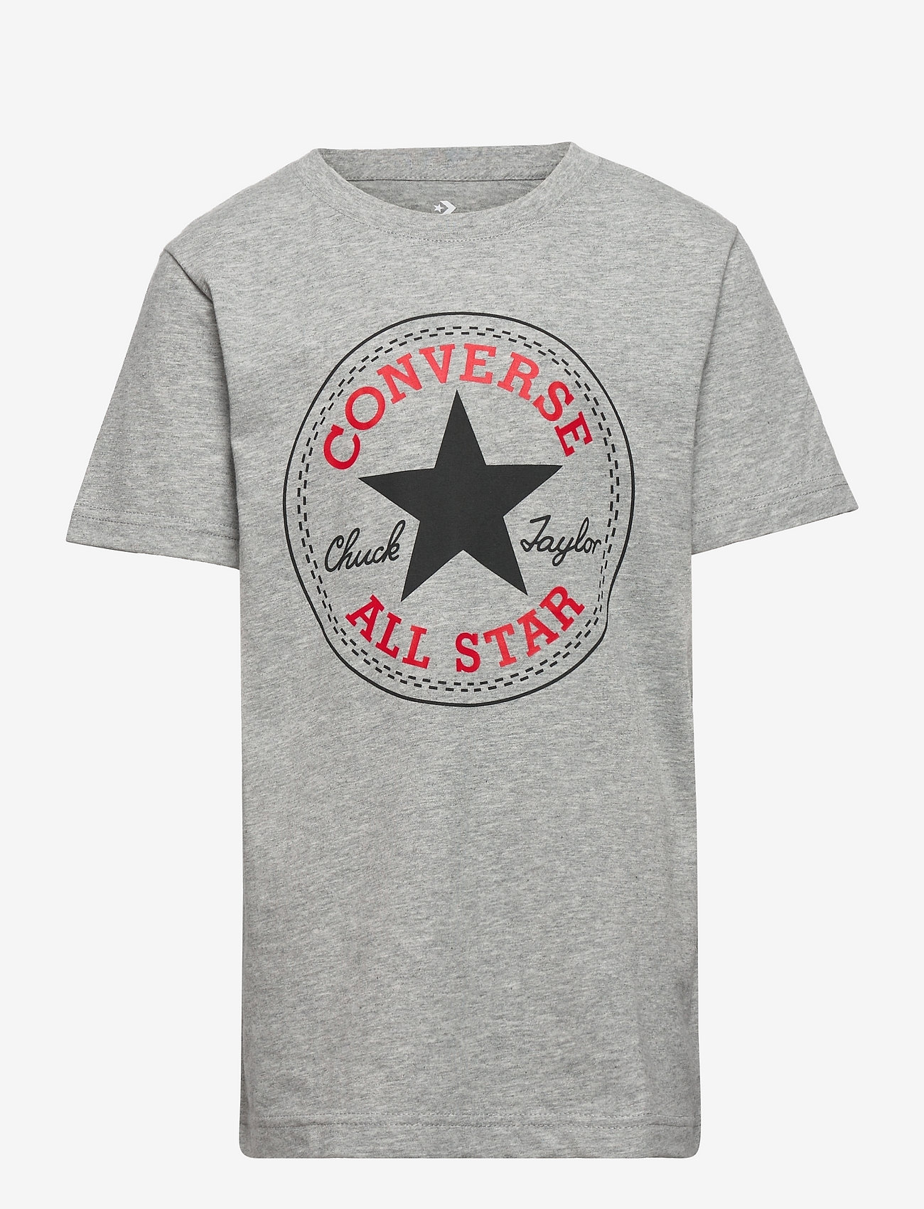 Converse - CNVB CHUCK PATCH TEE - marškinėliai trumpomis rankovėmis - dk grey heather - 0