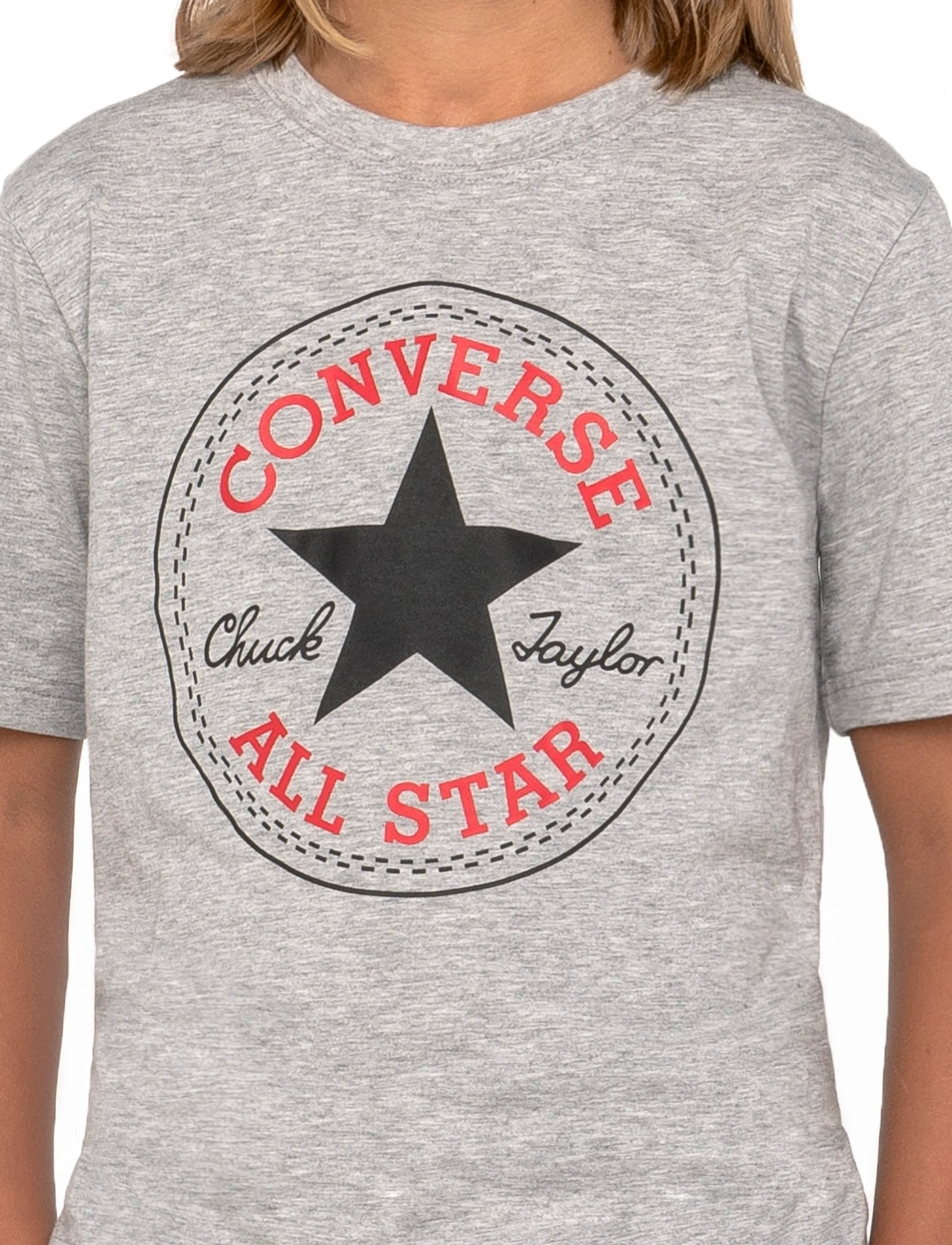 Converse - S/S TEE - kurzärmelig - dk grey heather - 4