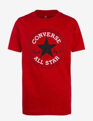 Converse - CNVB CHUCK PATCH TEE - short-sleeved t-shirts - enamel red - 0