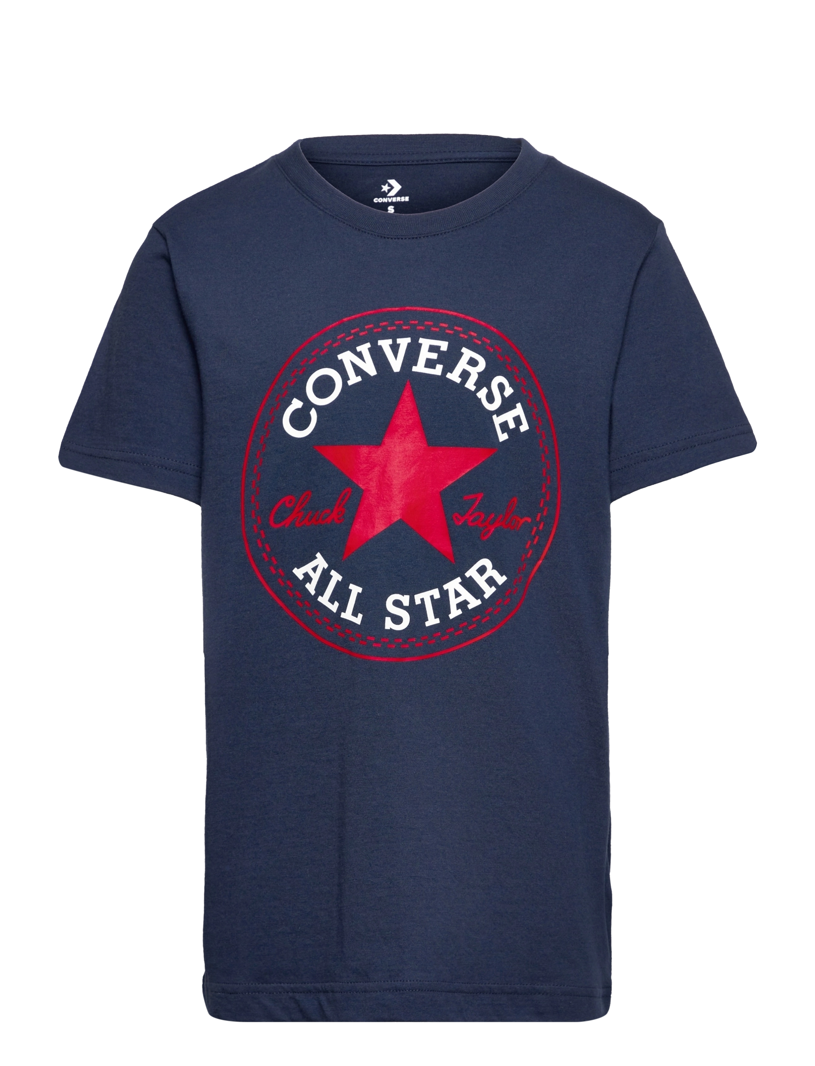 S/S TEE - OBSIDAN/ENAMEL RED