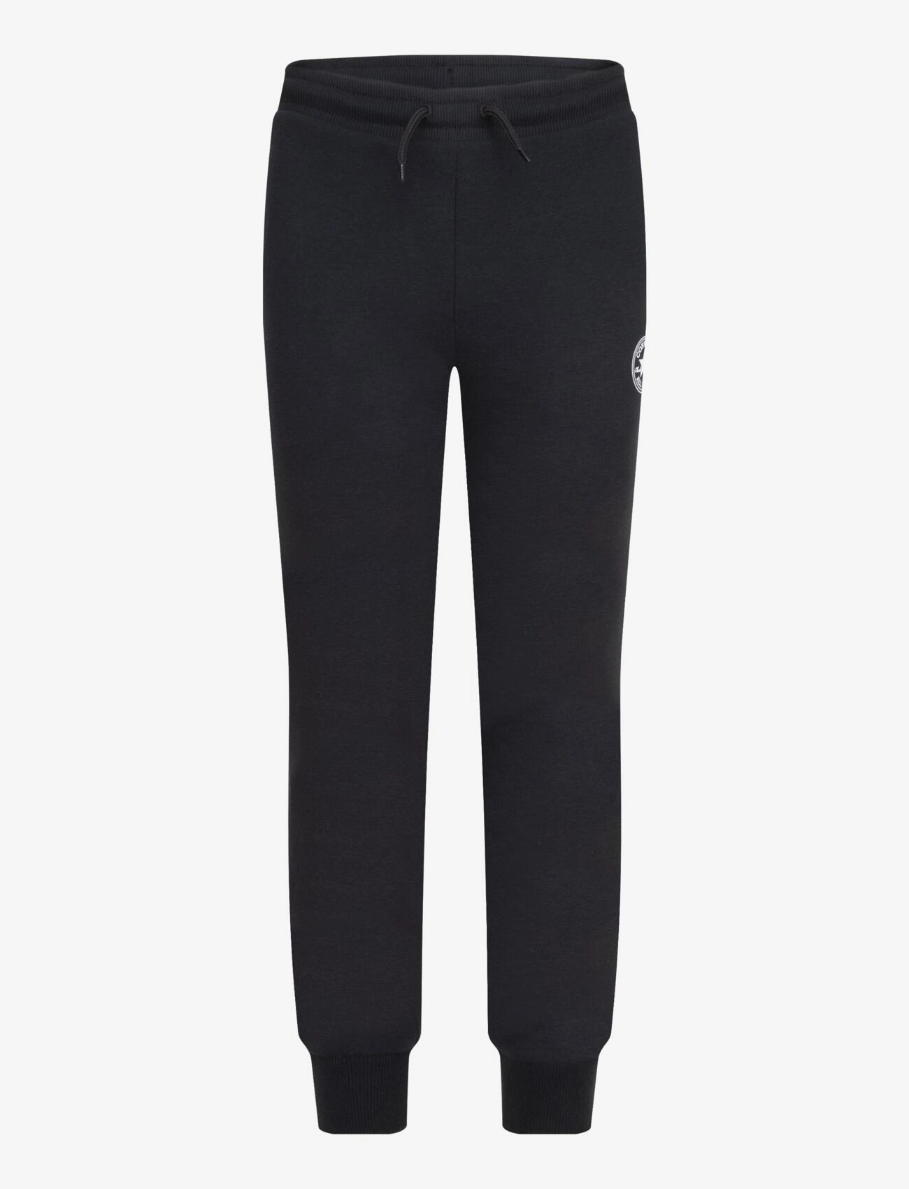 Converse FP-FLEECE/TERRY PANT - Kläder - BLACK / WHITE / black