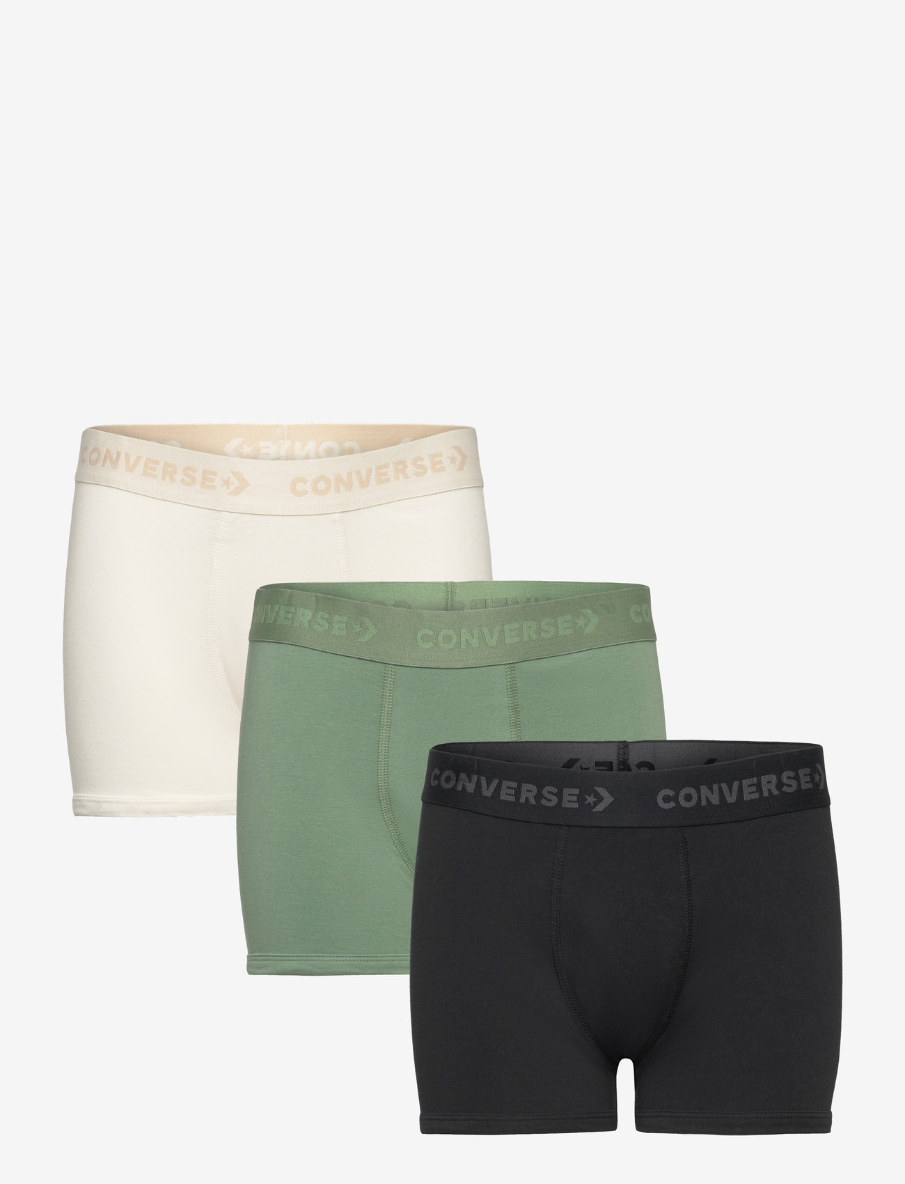 Converse - CHB BOYS CLASSIC 3PK BOXER BRI - trusser - egret - 0