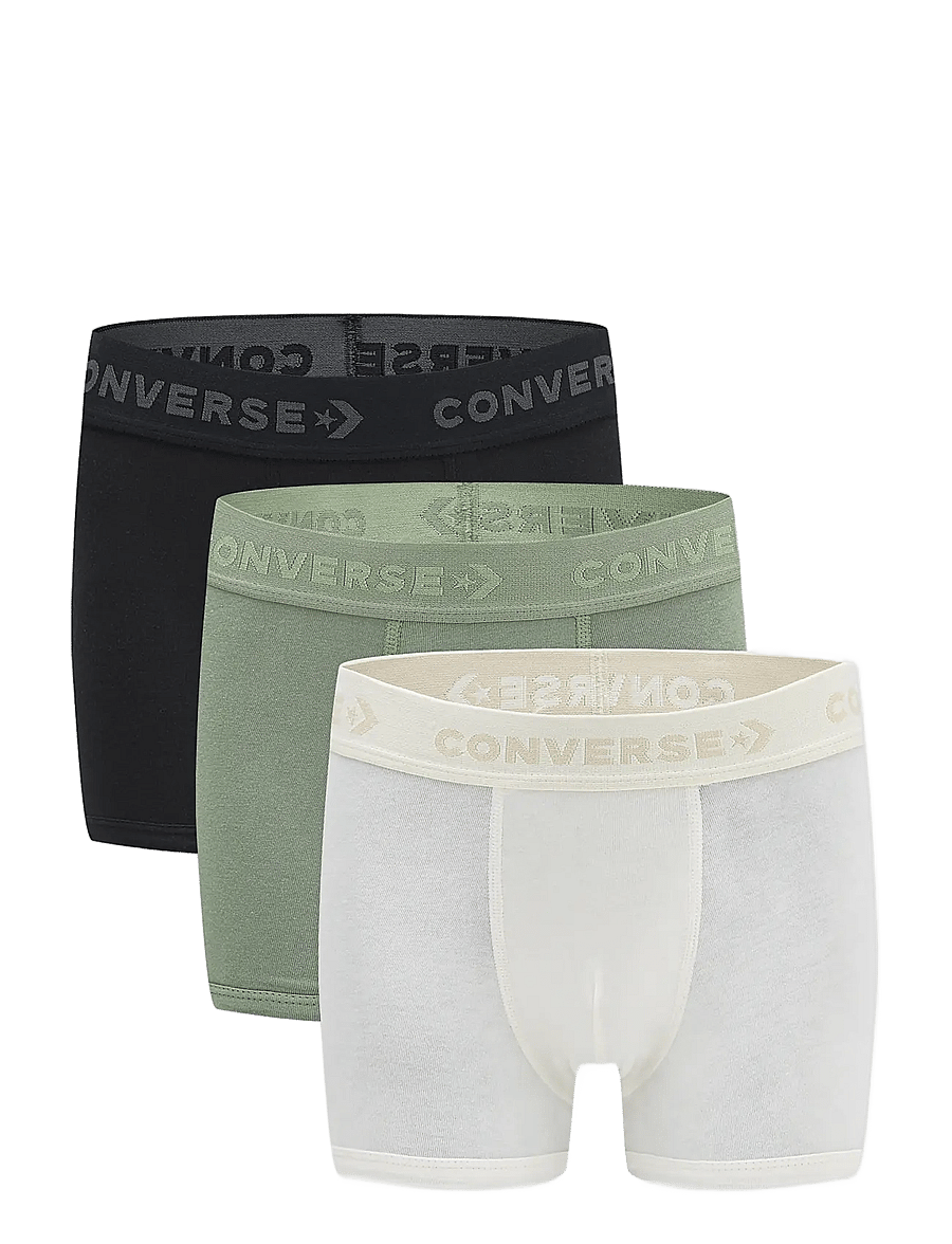 Converse - CHB BOYS CLASSIC 3PK BOXER BRI - slips - egret - 0