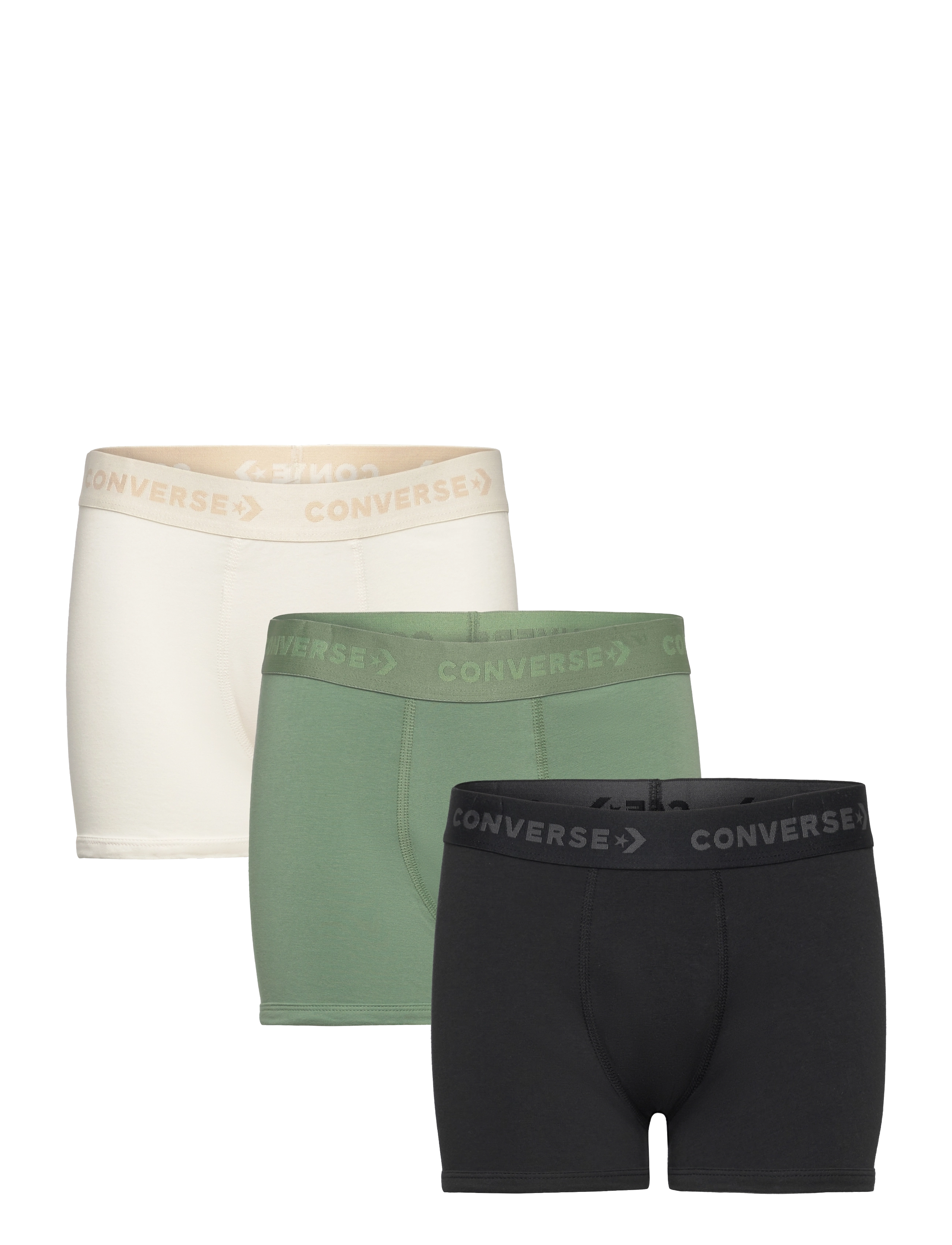 Converse CHB BOYS CLASSIC 3PK BOXER BRI - Riided - EGRET / multi