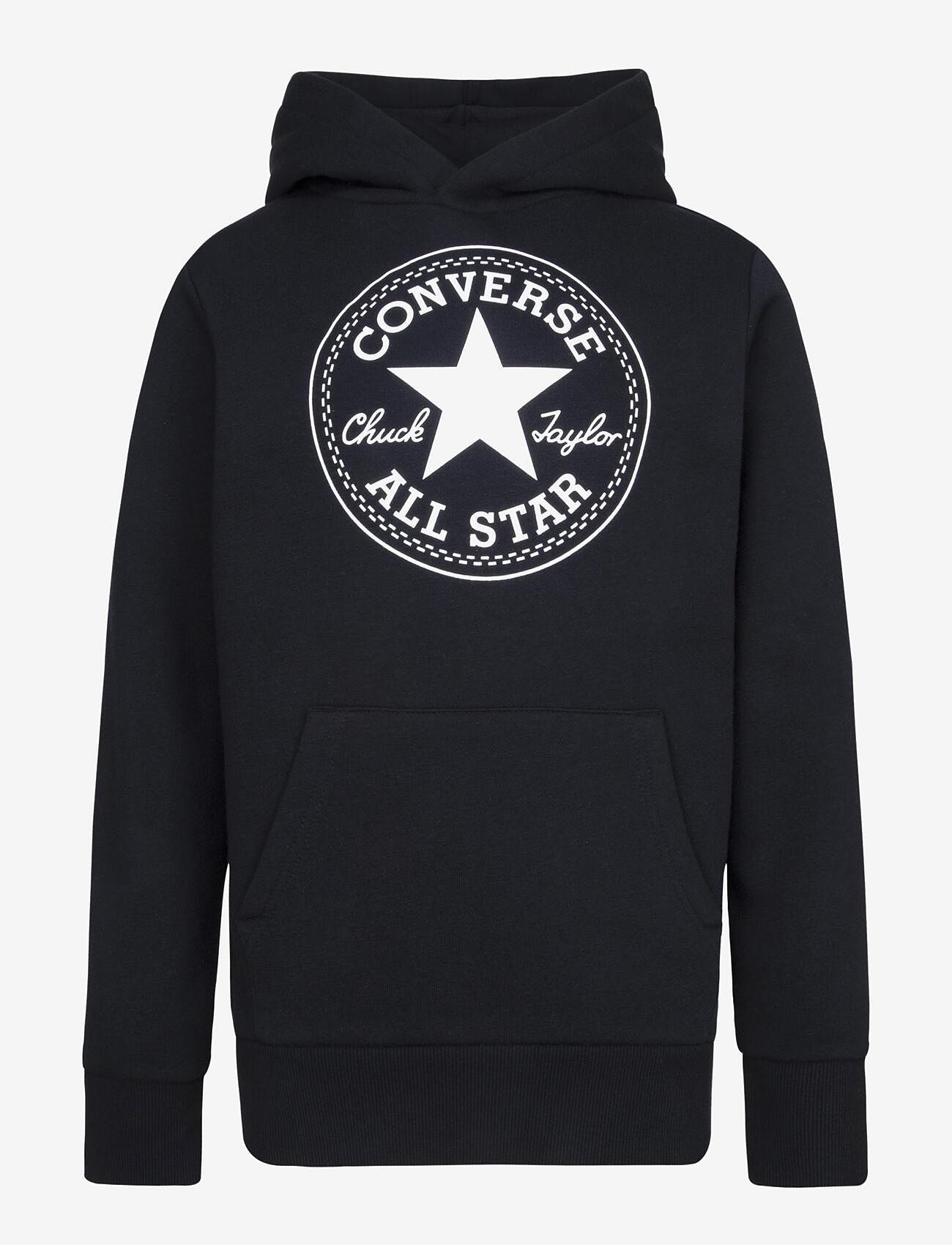 Converse - PULL-OVER HOODY - hættetrøjer - black - 0