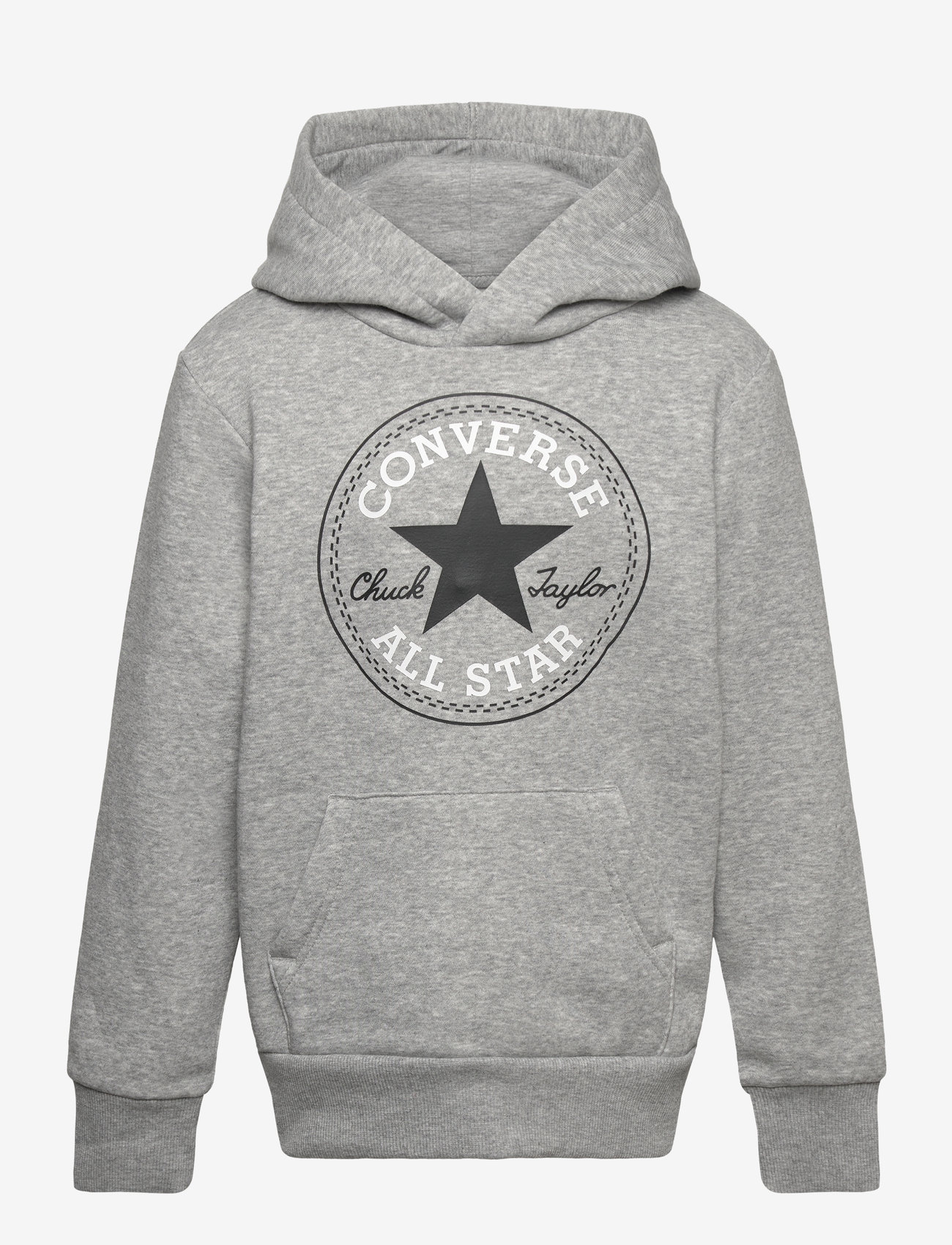Converse - PULL-OVER HOODY - hættetrøjer - dk grey heather - 0