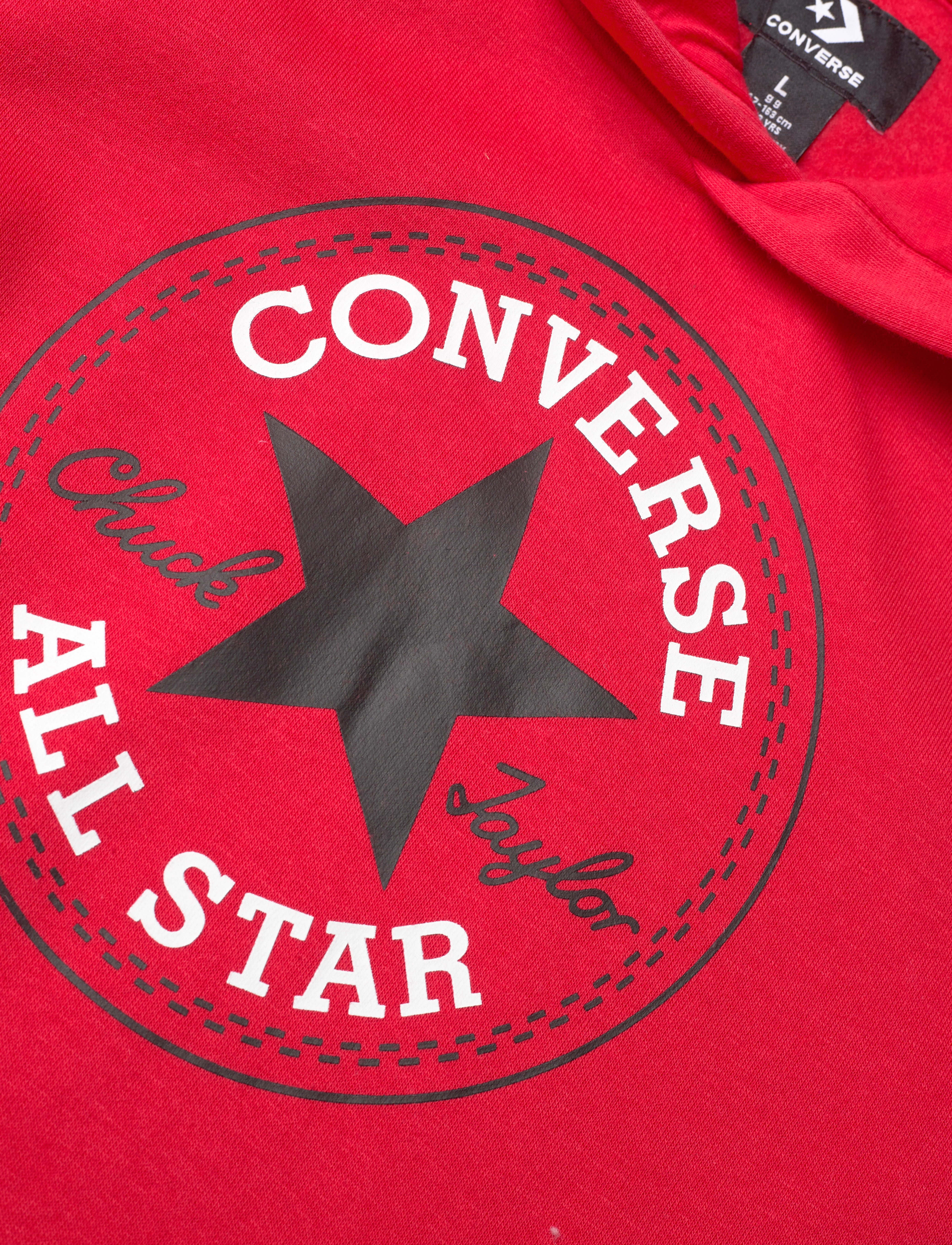 Converse - PULL-OVER HOODY - pulls a capuche - university red - 2