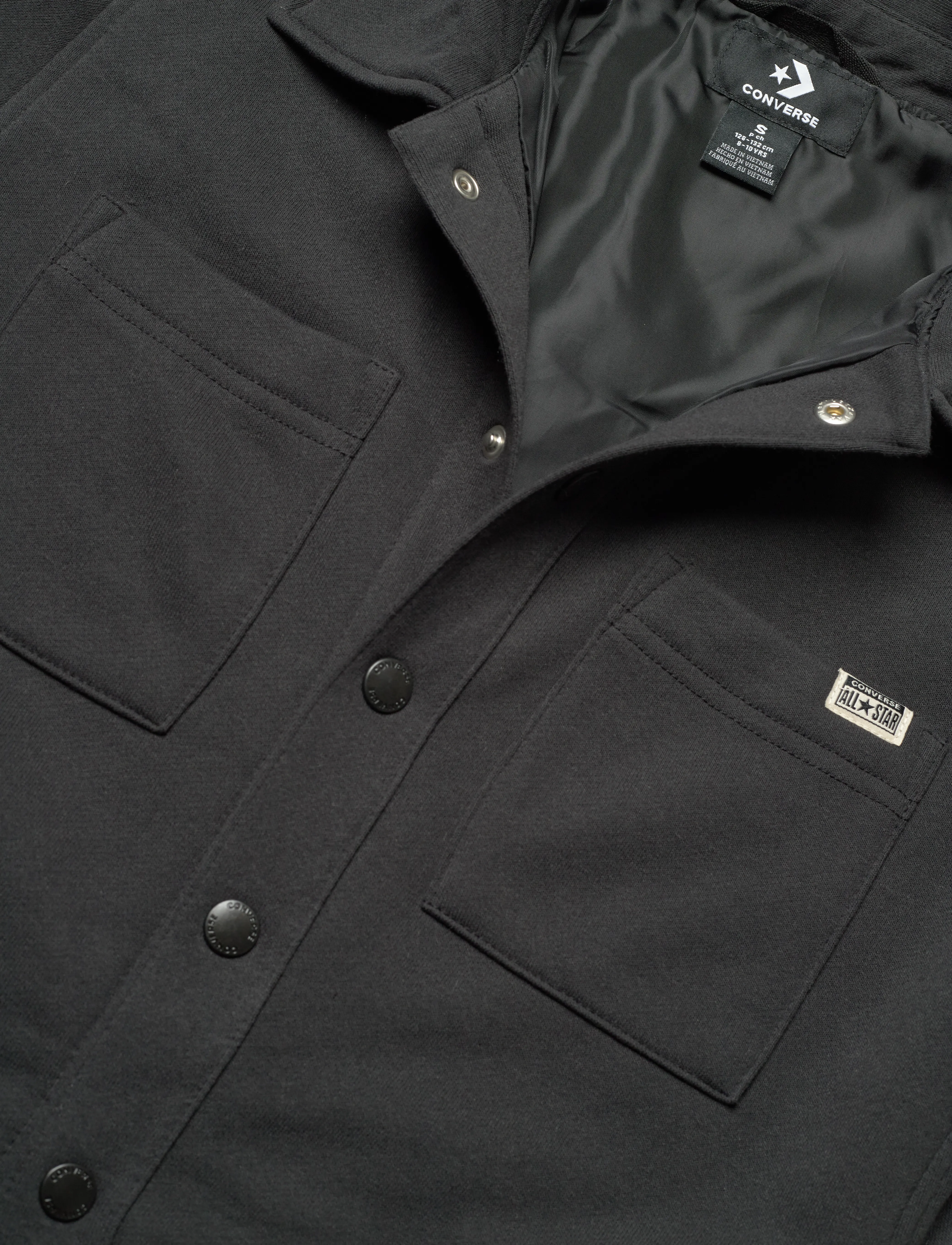 Converse - CNVB RELAXED FLC SHACKET / CNVB RELAXED FLC SHACKET - dark smoke gray - 2