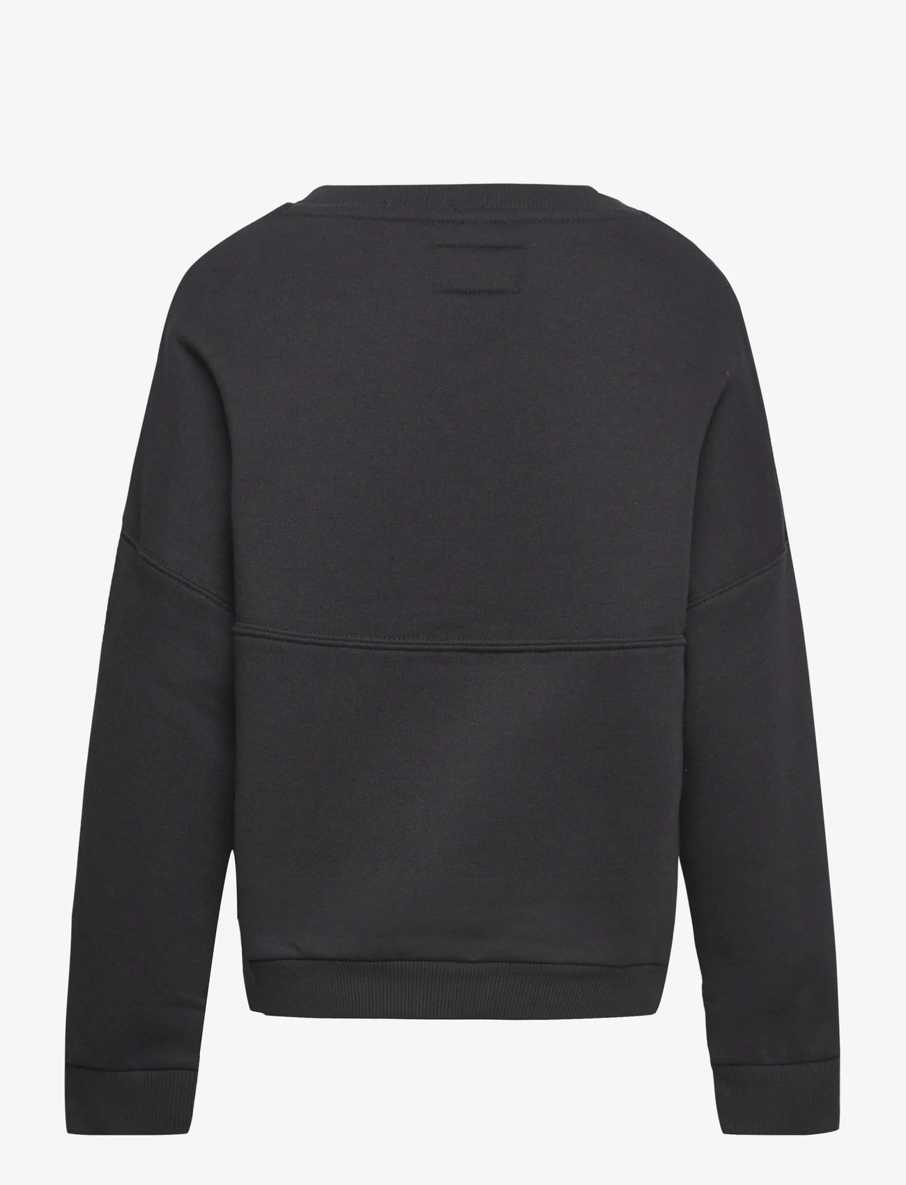 Converse - FLEECE CREW - sweaters - dk smoke gray - 1