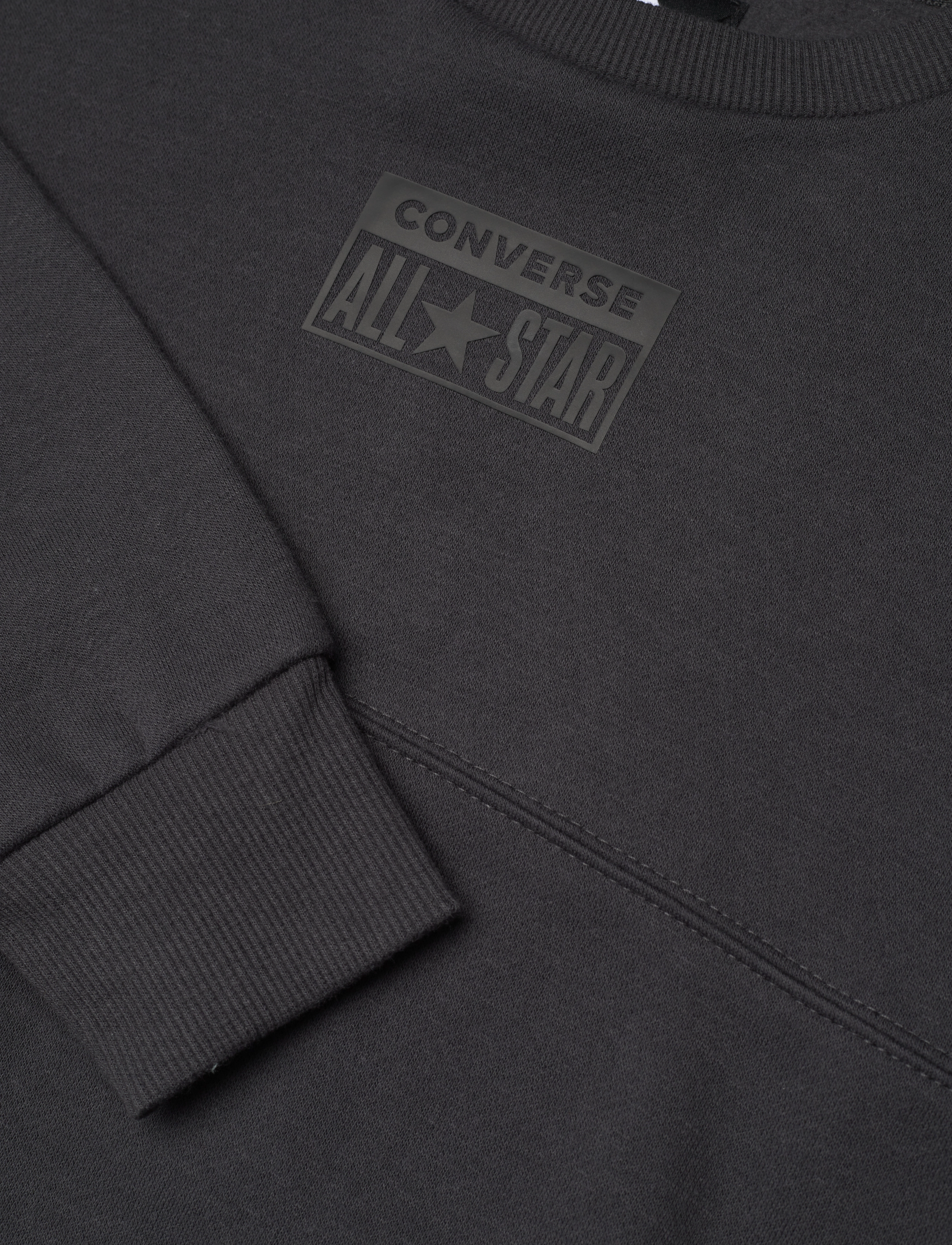 Converse - FLEECE CREW - dk smoke gray - 2