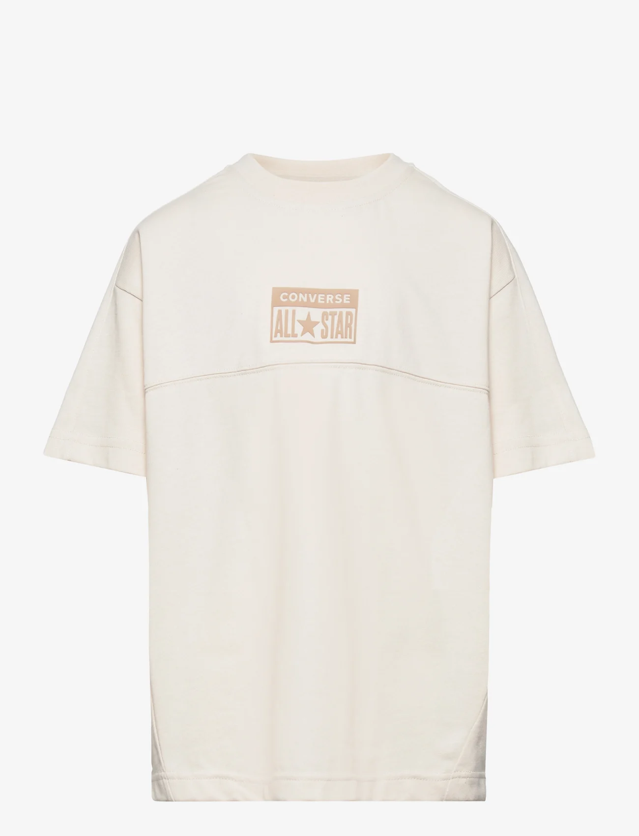 Converse - HELIER JERSEY SS - kortärmade t-shirts - natural ivory - 0