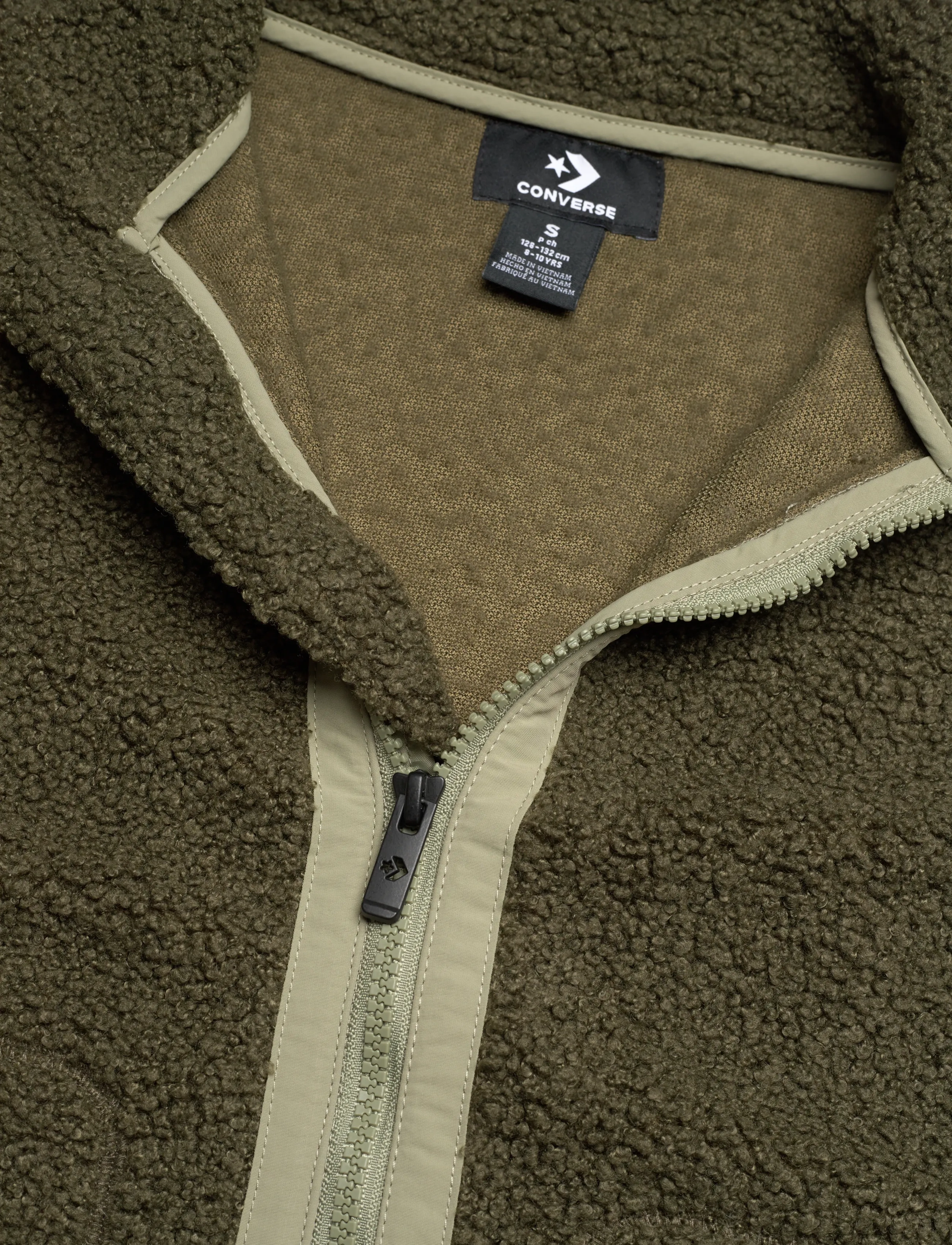Converse - FQ-FULL ZIP TOP - paksud joped - beige - 2