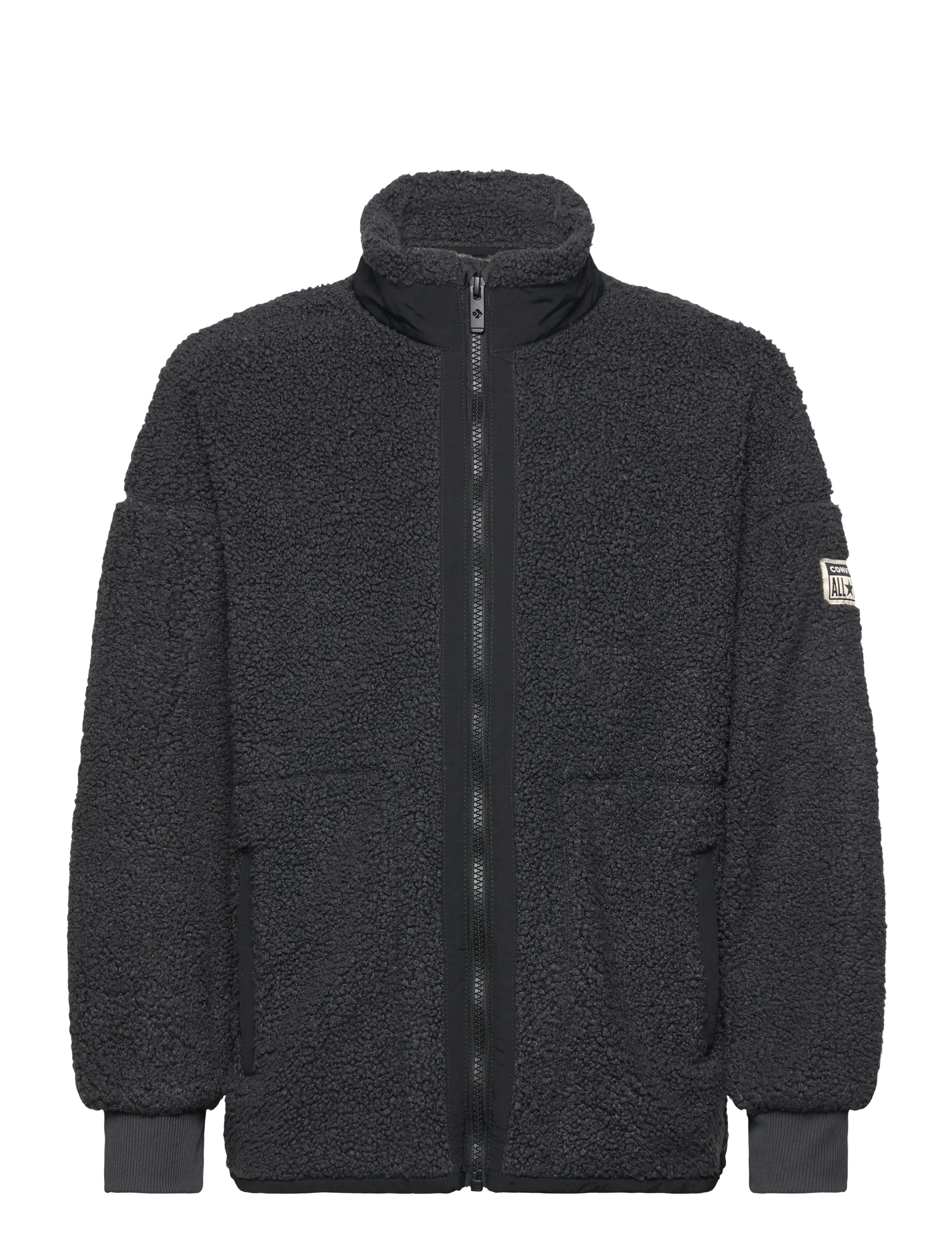 Converse Fq-Full Zip Top, 128/147 cm, Grey, Yderbeklædning Af Fleece > Fleecejakker, Børn