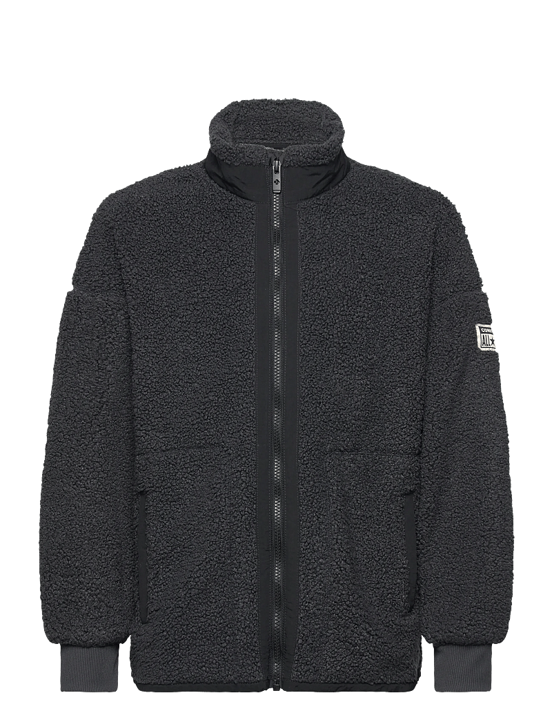 Converse - FQ-FULL ZIP TOP - paksud joped - gray - 0