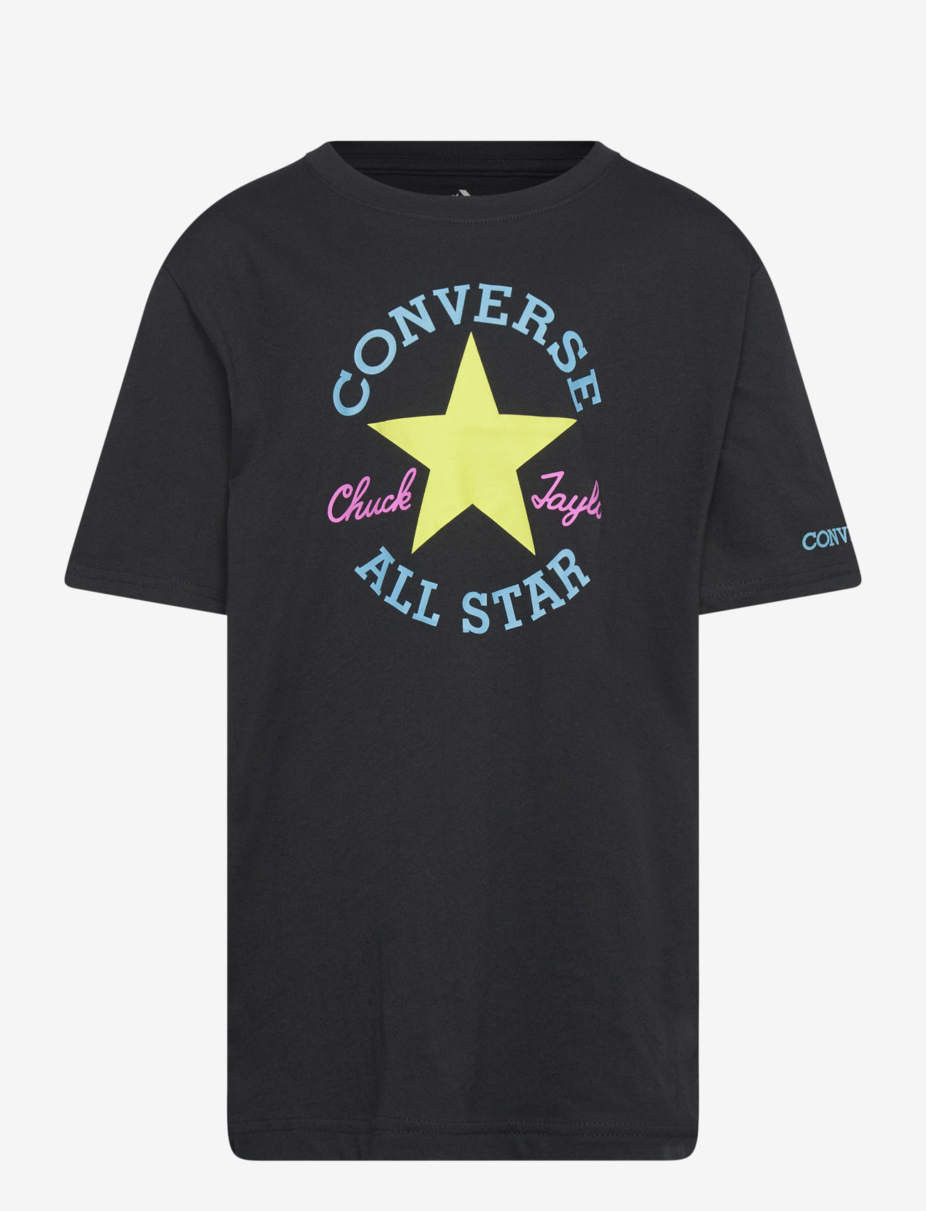 Converse - CNVB DISSECTED CHUCK PATCH SS - kurzärmelig - black/neon mantis - 0