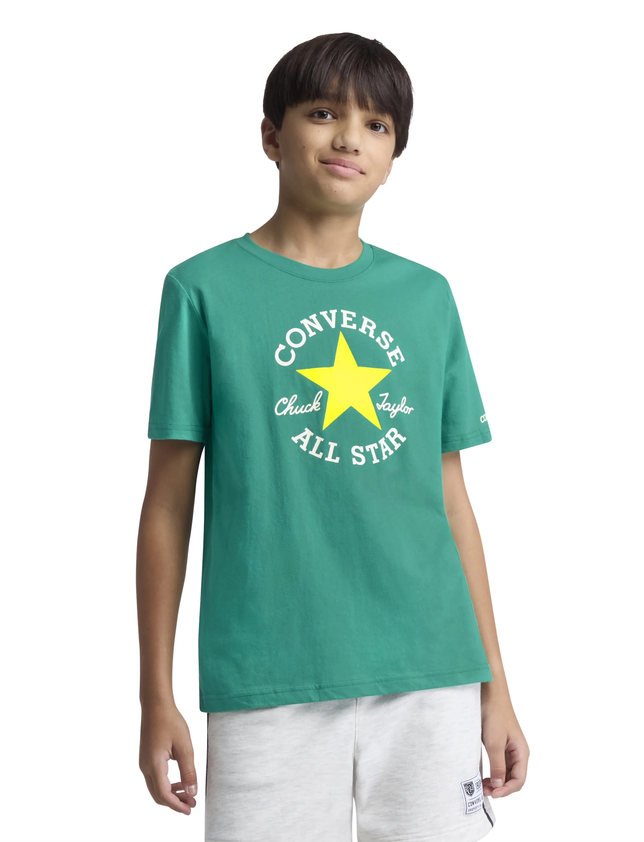 Converse S/S TEE - Kurzärmelige - LIZARD BREATH / green