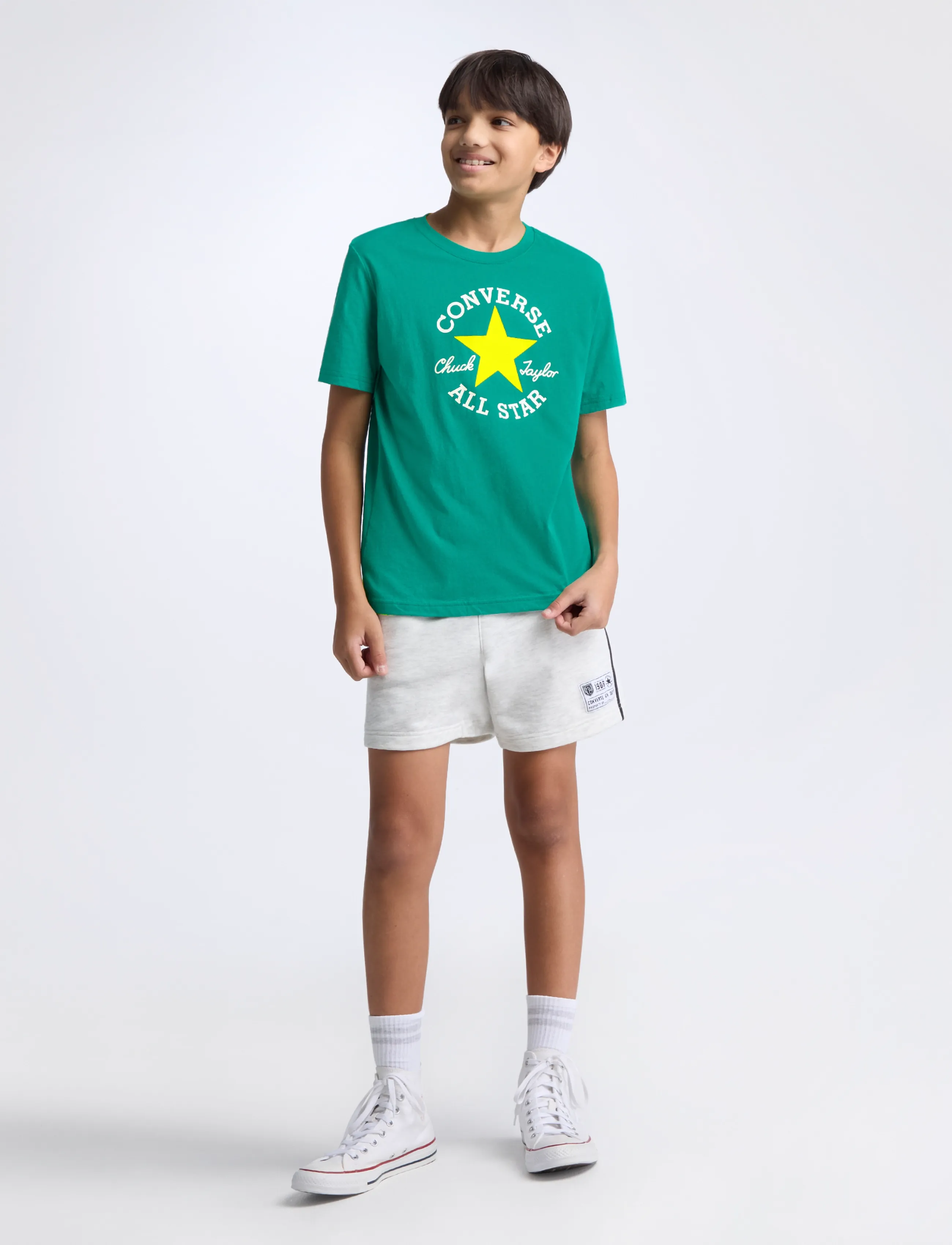 Converse - CNVB DISSECTED CHUCK PATCH SS - kortærmede t-shirts - lizard breath - 4