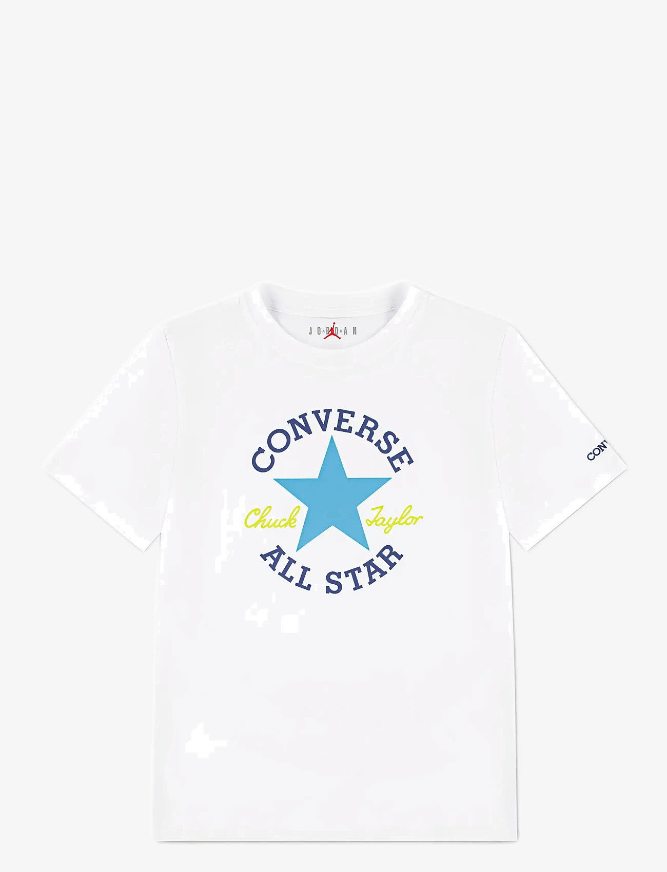 Converse - CNVB DISSECTED CHUCK PATCH SS - short-sleeved t-shirts - white/gnarly blue - 1