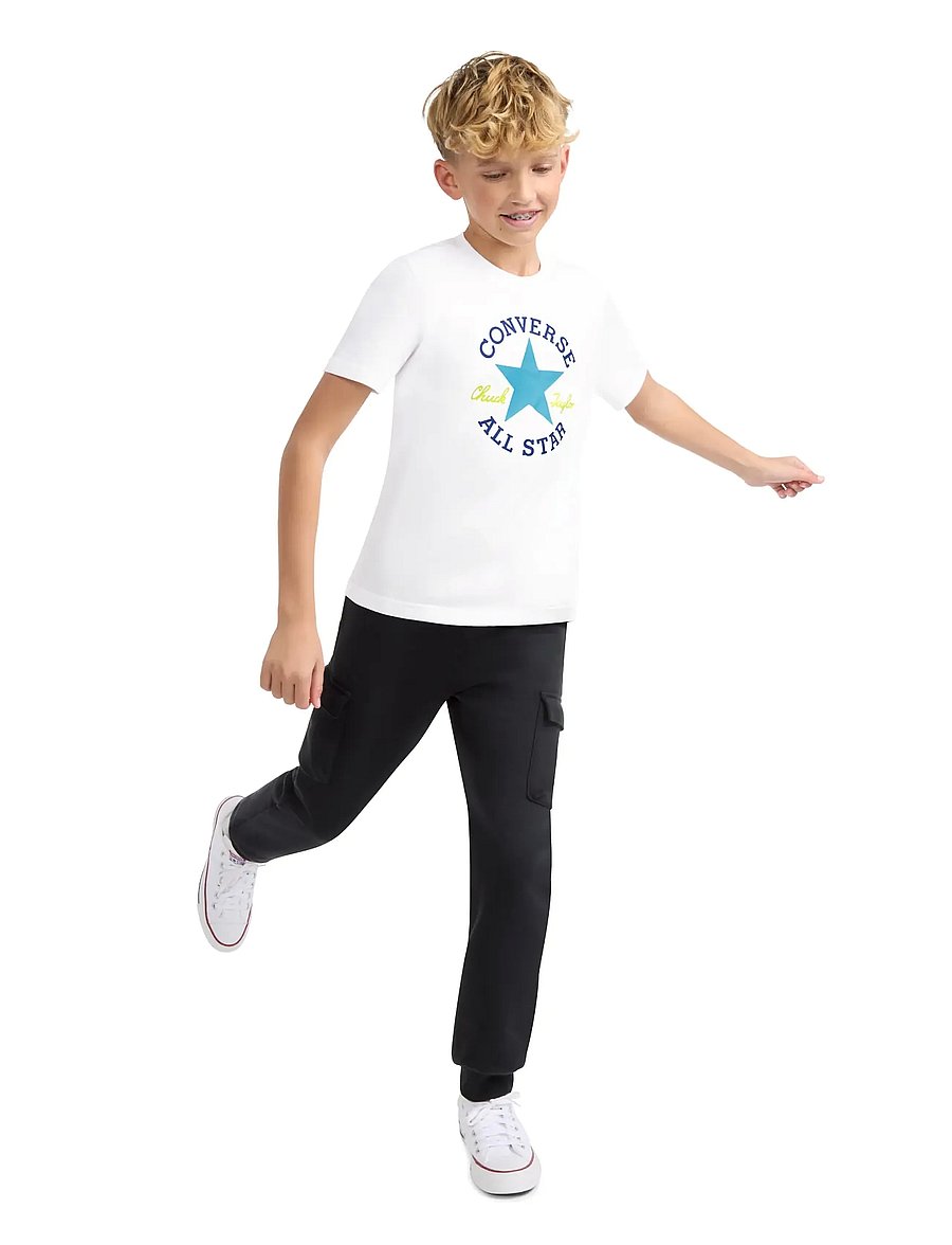 Converse - TE-S/S TEE - lühikeste varrukatega t-särgid - white/gnarly blue - 5