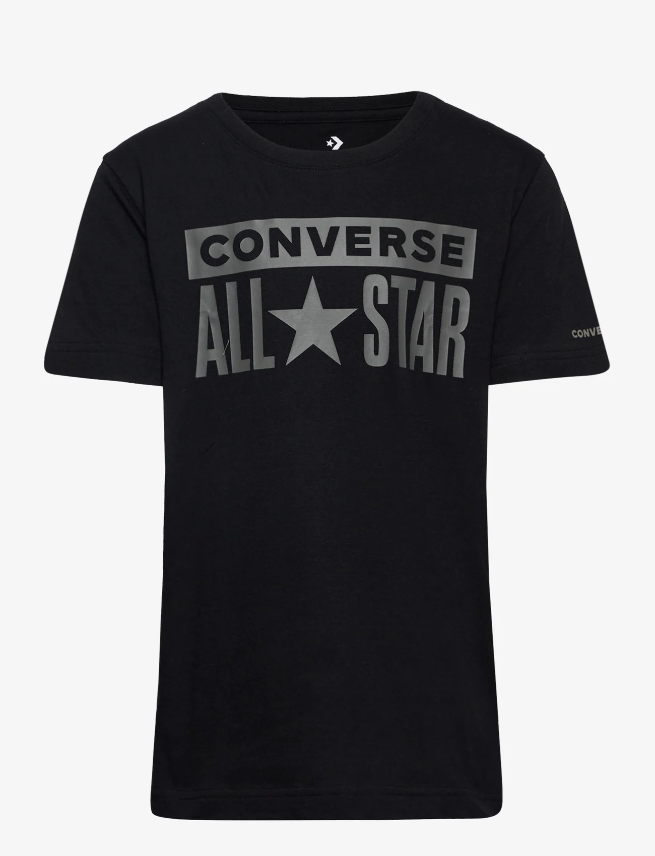 Converse - ALL STAR SS TEE - t-krekli ar īsām piedurknēm - black - 0