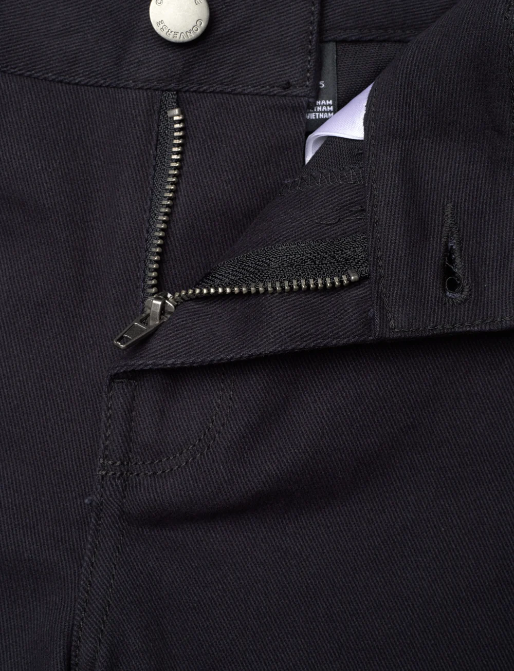 Converse - CNVB SLIM FIT 7/8 TWILL PANT / SLIM FIT 7/8 TWILL PANT - tapered jeans - black - 3