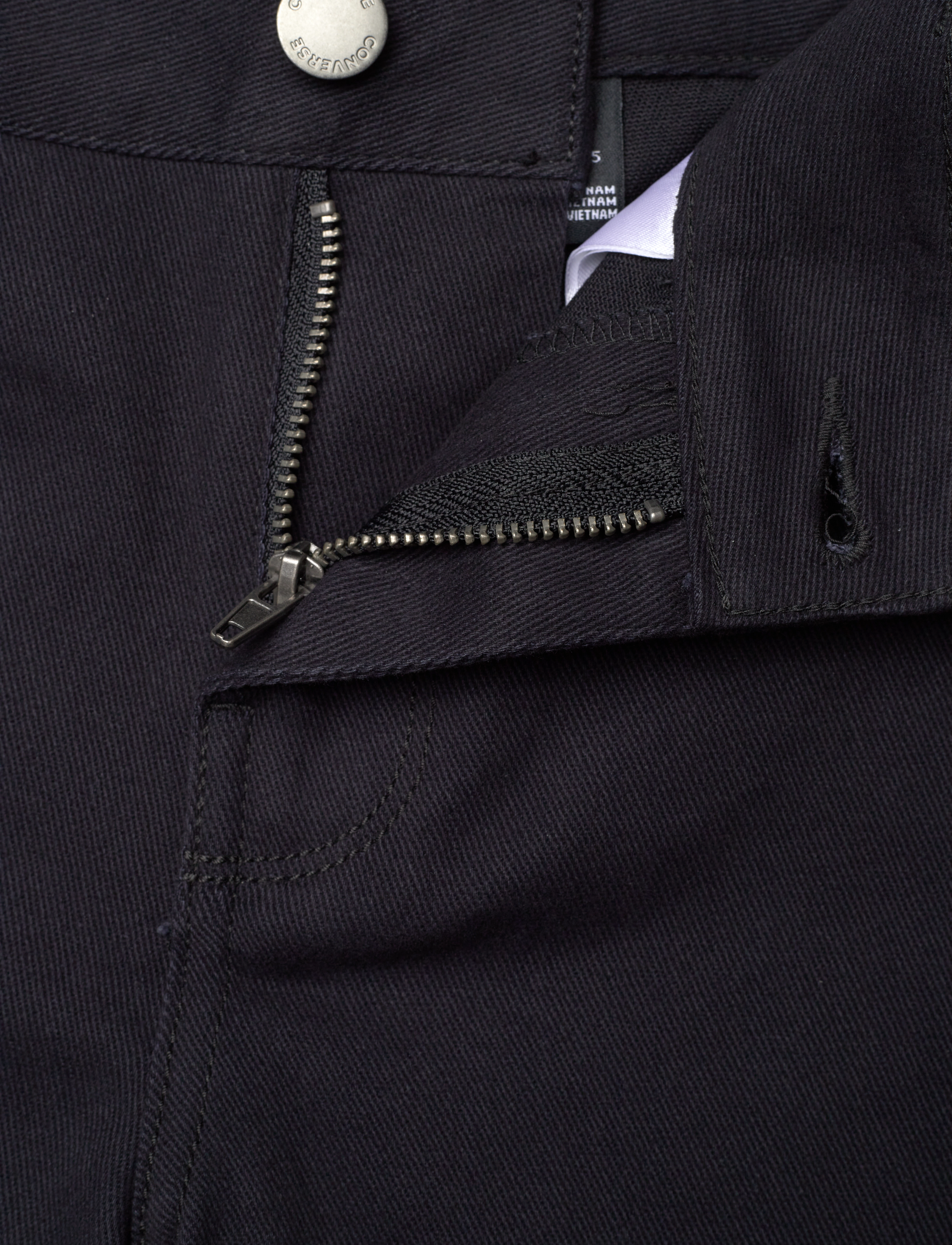 Converse - CNVB SLIM FIT 7/8 TWILL PANT / SLIM FIT 7/8 TWILL PANT - tapered jeans - black - 3