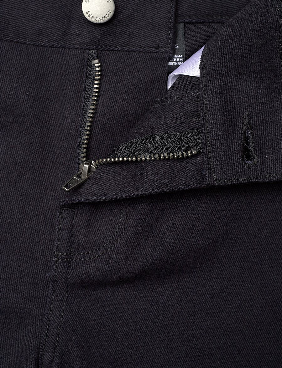 Converse - CNVB SLIM FIT 7/8 TWILL PANT / SLIM FIT 7/8 TWILL PANT - tapered jeans - black - 3