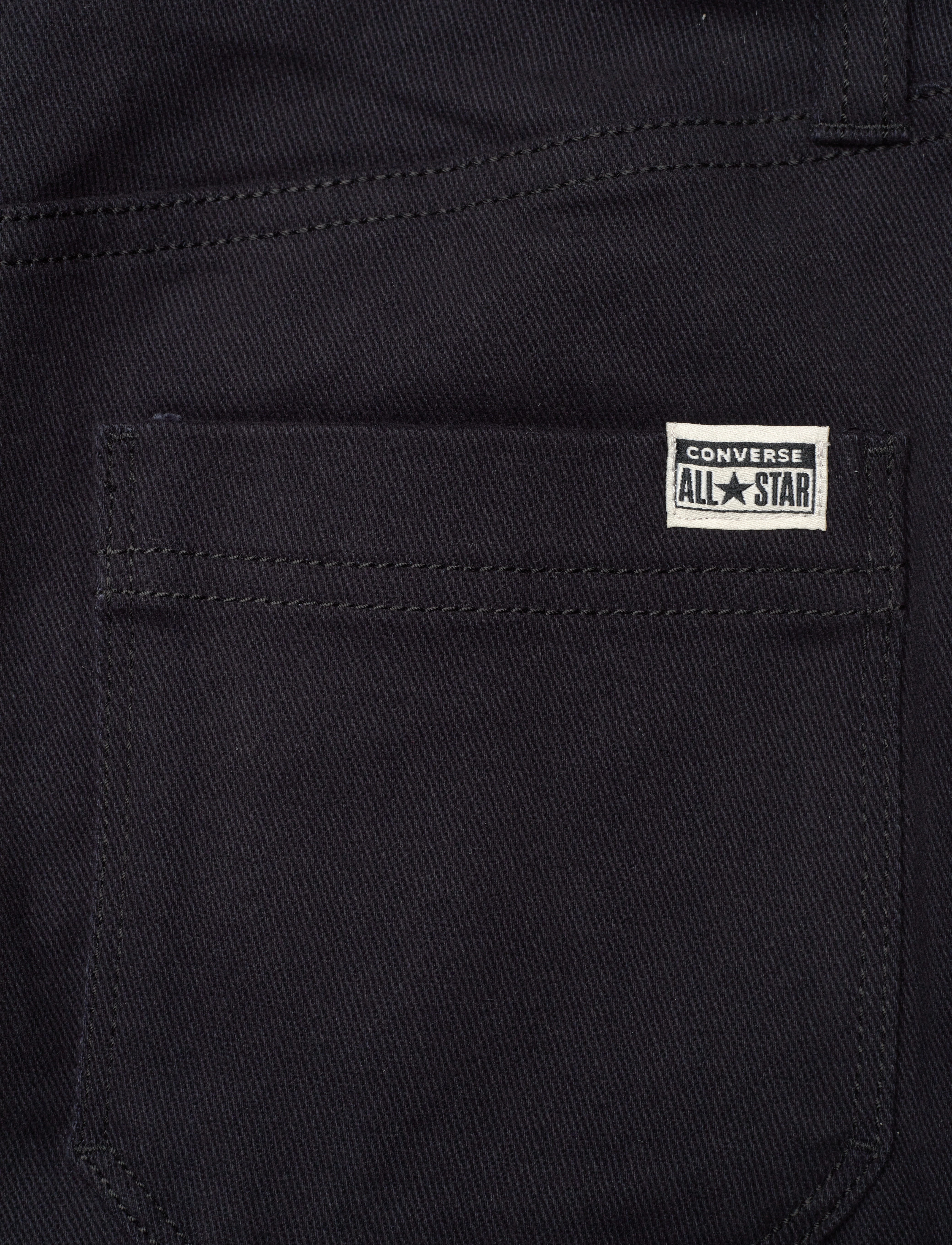 Converse - CNVB SLIM FIT 7/8 TWILL PANT / SLIM FIT 7/8 TWILL PANT - tapered jeans - black - 4