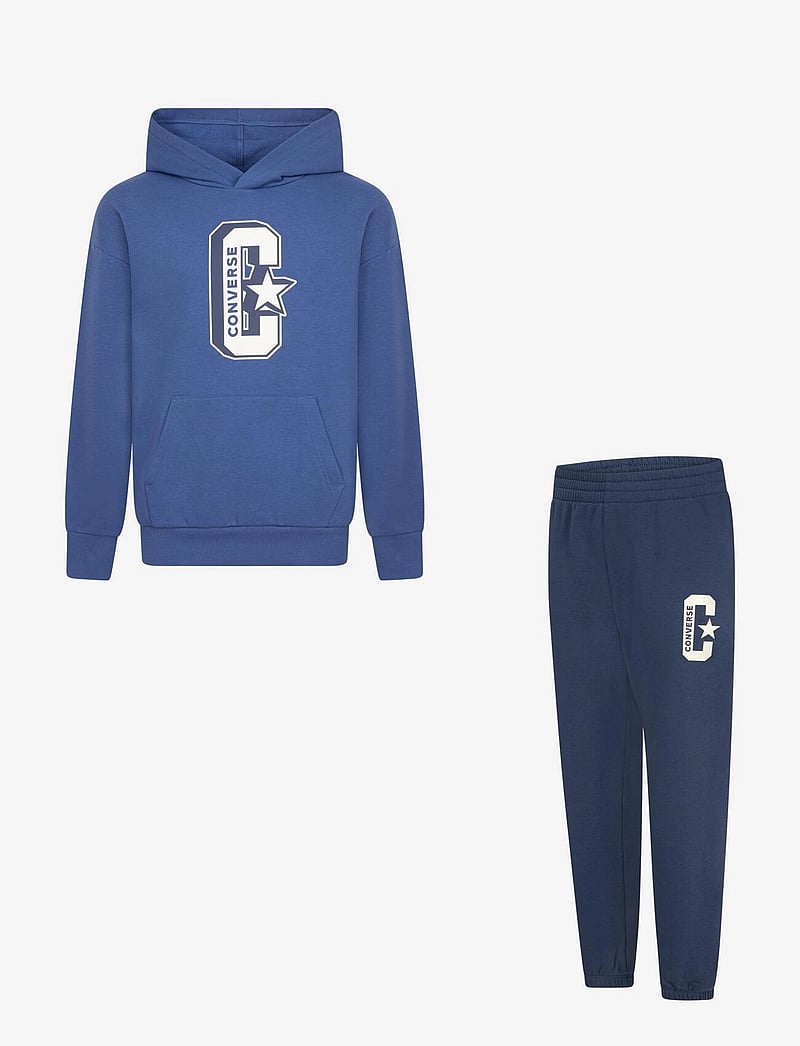 Converse - Converse C Star Fleece Pullover and Joggers Set - converse navy / armor blue - 0